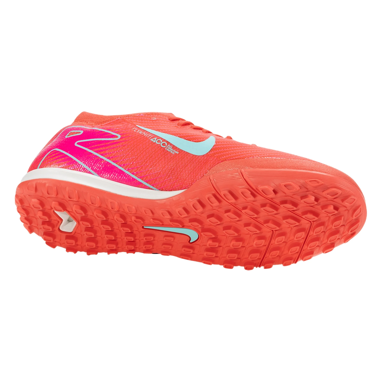 Nike Zoom Vapor 16 Pro Turf Soccer Cleats (Ember Glow/Aurora Green)