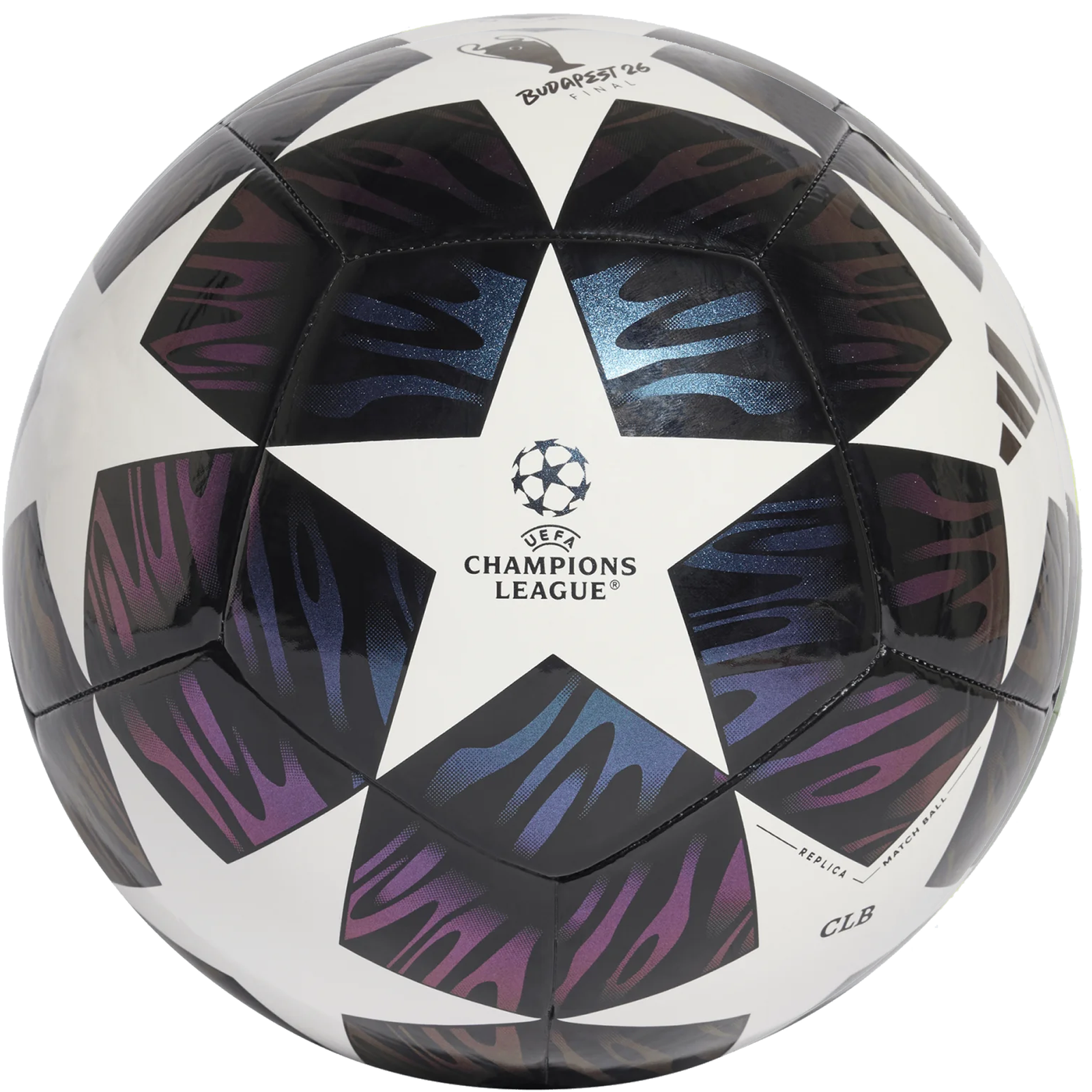 adidas UCL Club Final Ball 25/26 (Black/White)