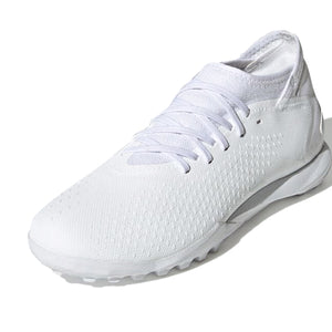 adidas Predator Accuracy.3 Turf Soccer Shoes (White/White)