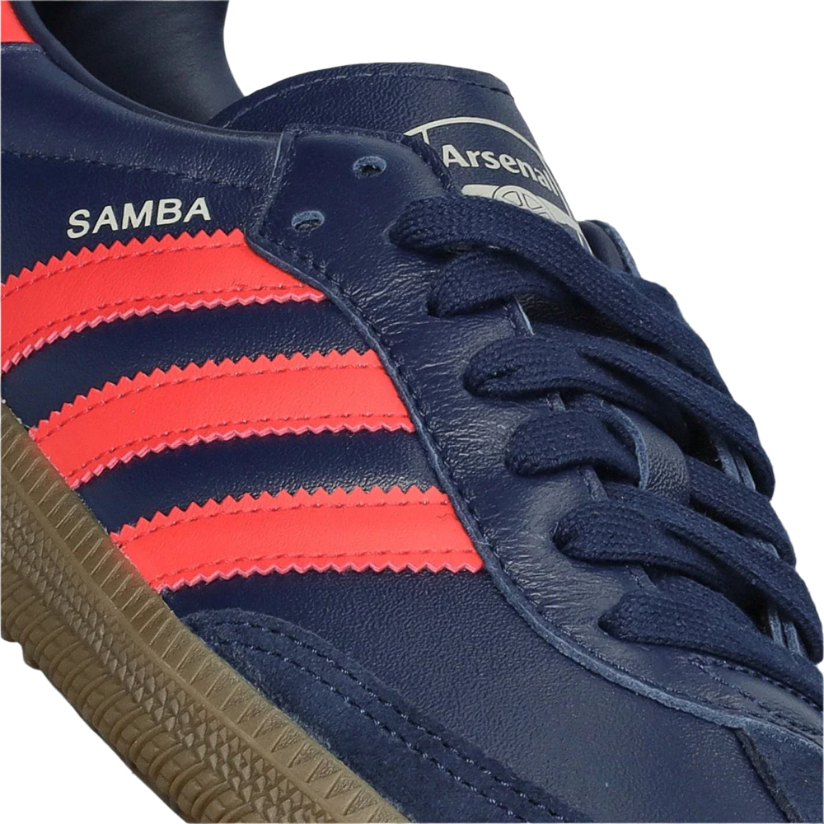 adidas Arsenal Samba Indoor Soccer Shoes (Indigo/Red/Gum)