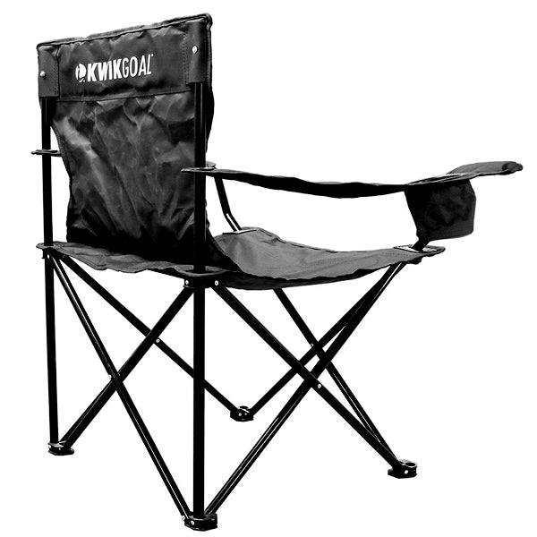 Kwik Foldable Chair w/ Bag (Black) | Soccer Wearhouse