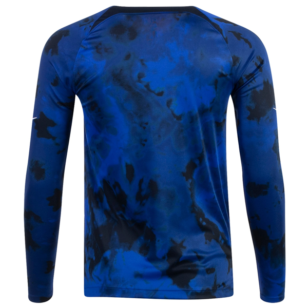 Camiseta Nike Estados Unidos Manga Larga Visitante 22/23 (Azul Brillante/Blanco)