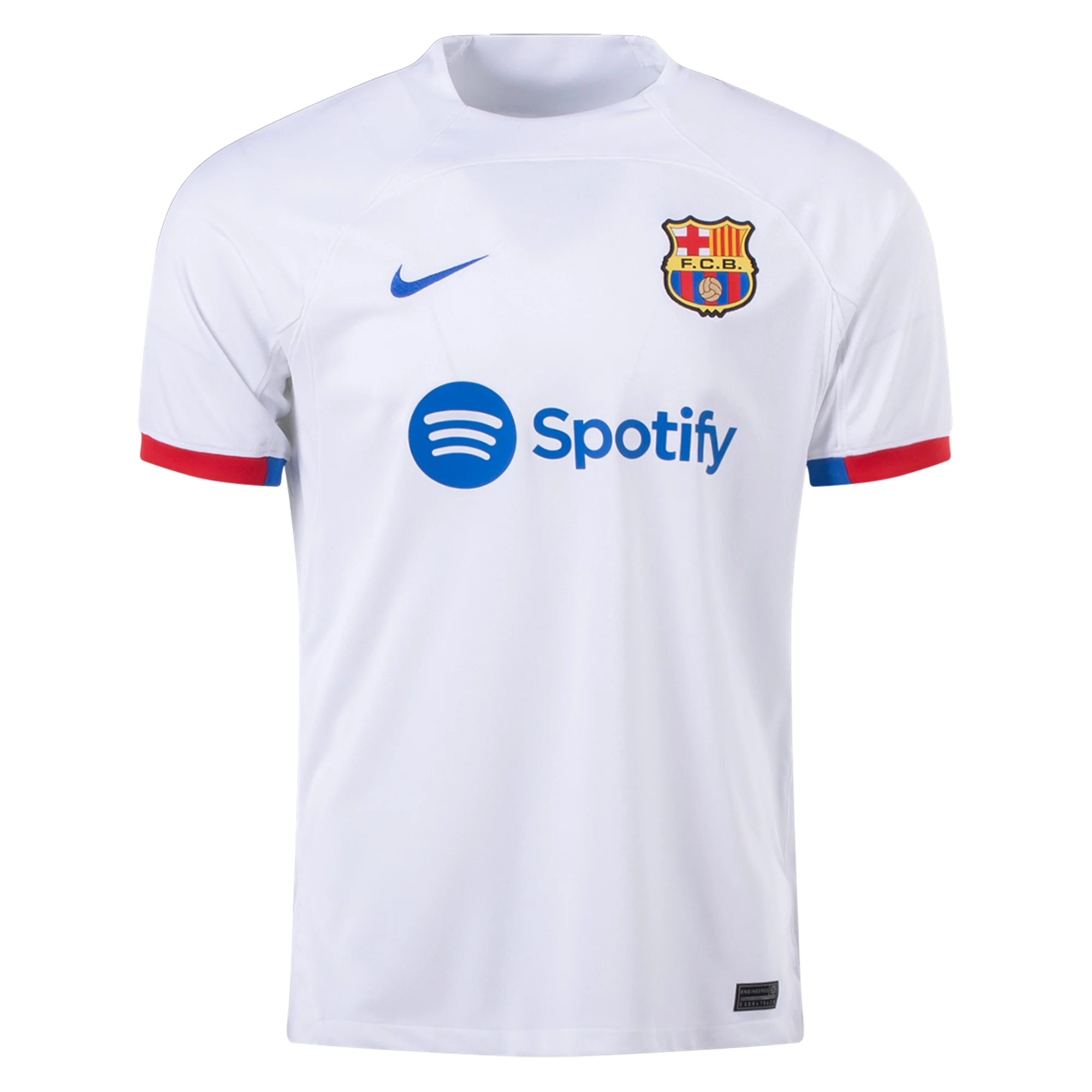 Nike Barcelona Away Jersey 23/24 (White/Royal Blue) Questions & Answers