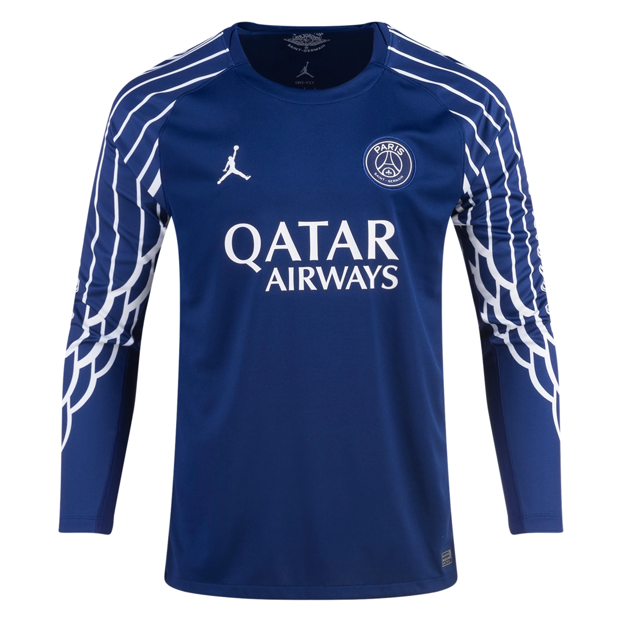 Nike Paris Saint-Germain 4th Long Sleeve Jersey 24/25 (Blue Void/Phantom) Questions & Answers