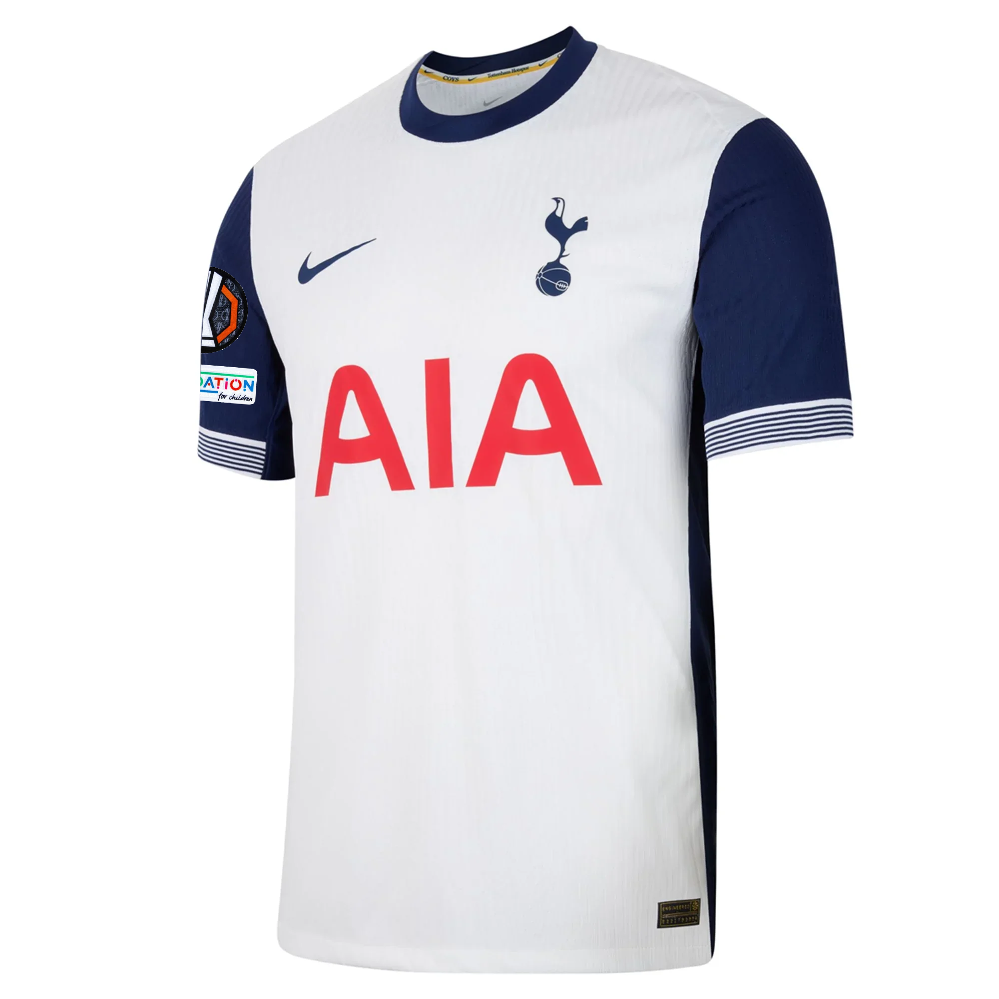 Nike Tottenham Authentic Home Jersey w/ Europa League Patches 24/25 (White/Binary Blue) Questions & Answers