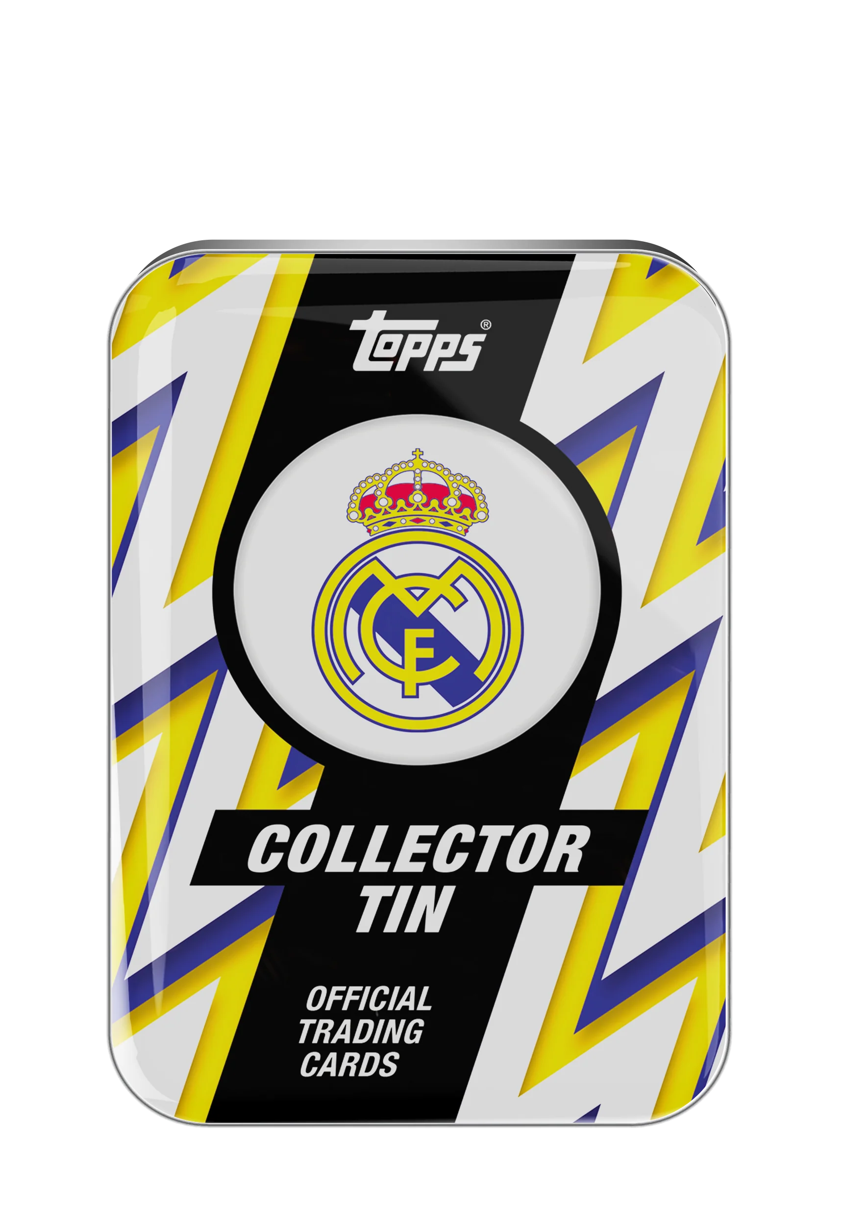 Topps Real Madrid 25/26 Collectors Tin Set Trading Cards (White)