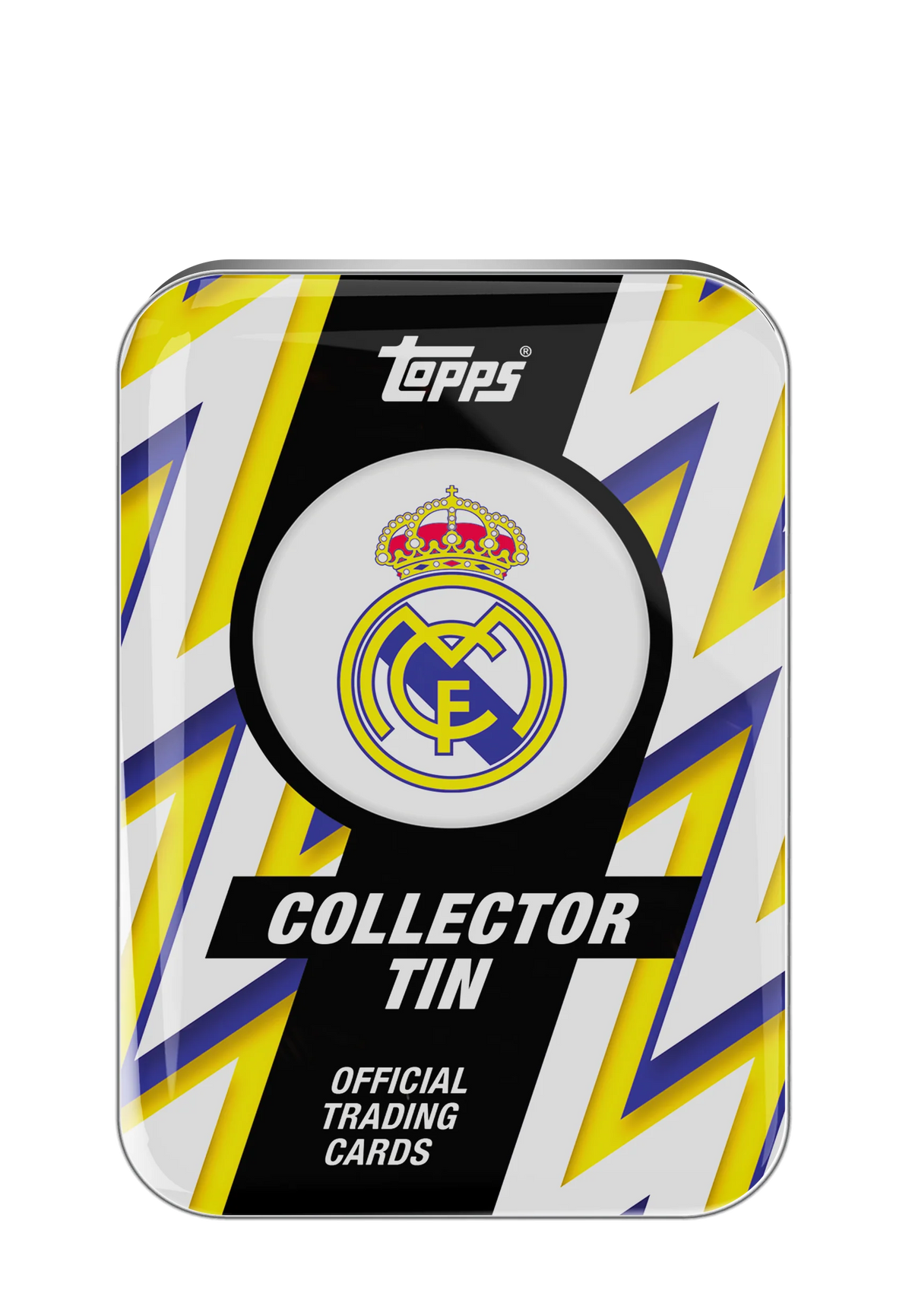 Topps Real Madrid 25/26 Collectors Tin Set Trading Cards (White)