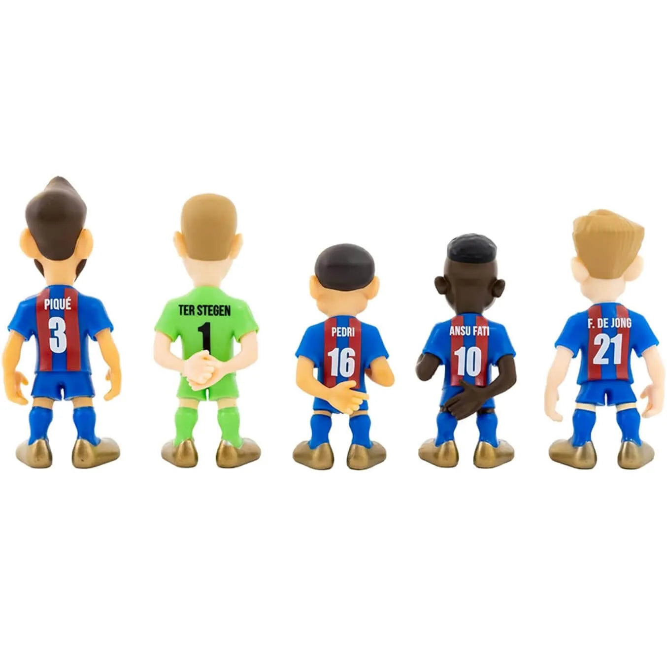 Minix FC Barcelona 5 Pack Figurines (Navy)