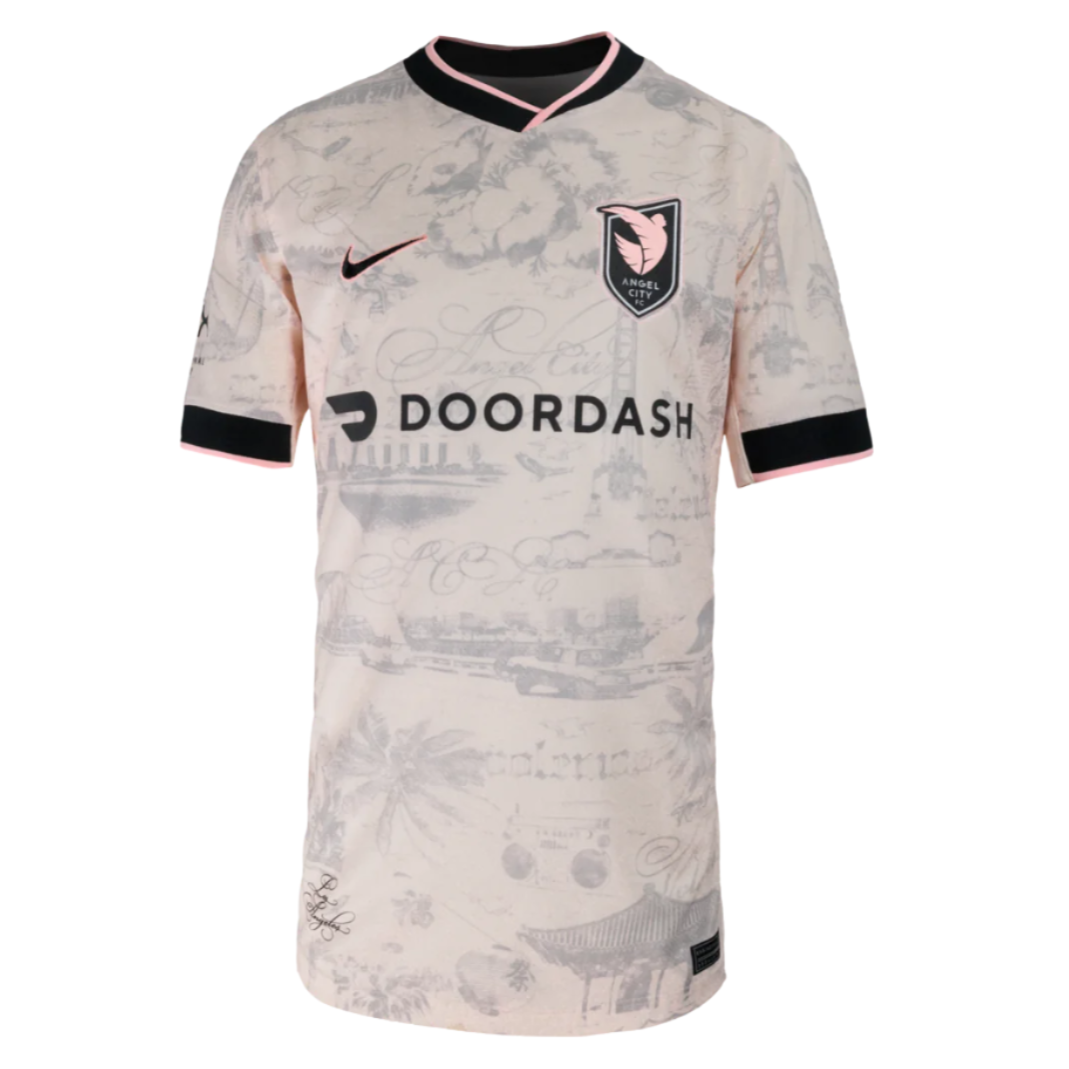 Nike Youth Angel City FC 25/26 Away Jersey (Pink/Black)