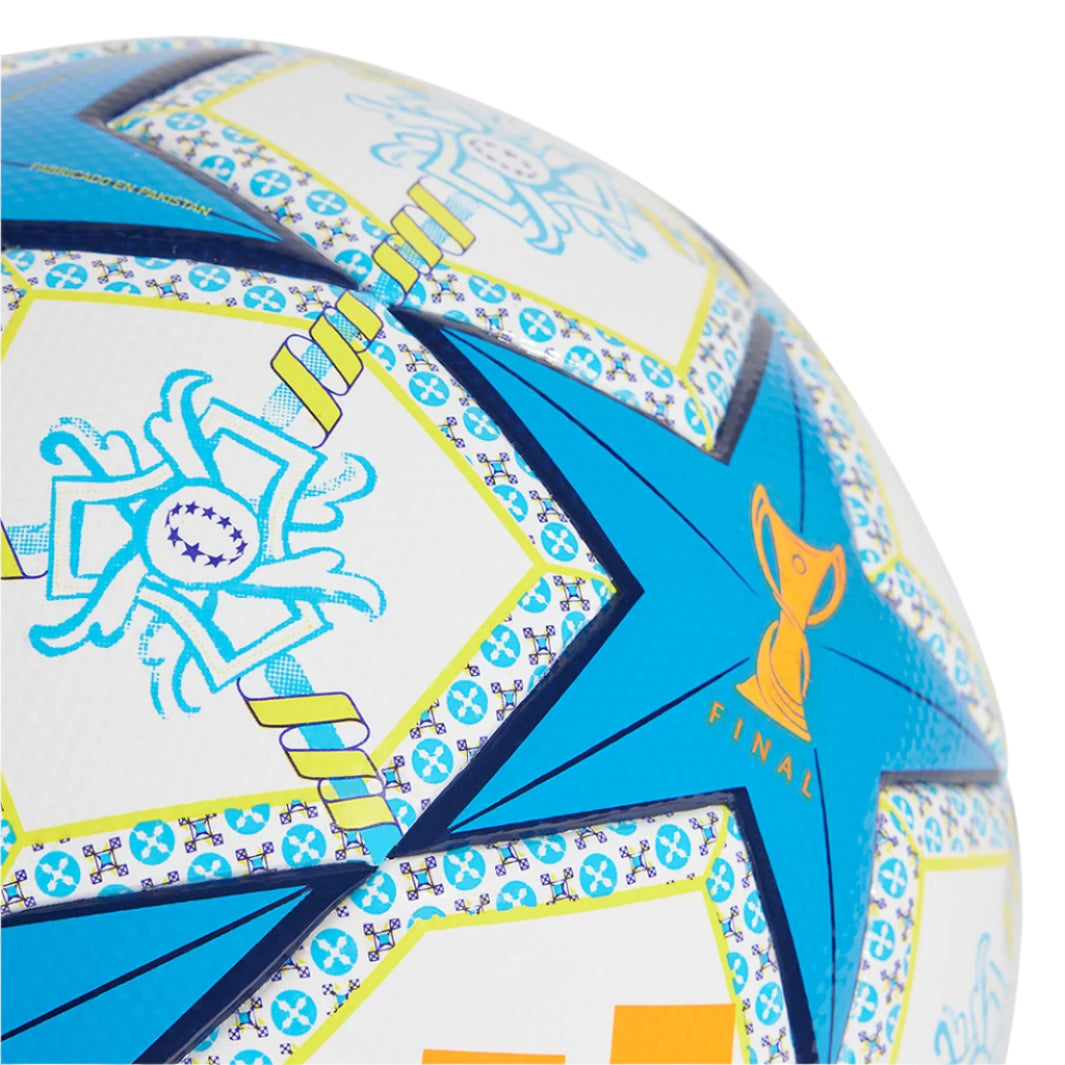 adidas 24/25 WUCL League Top Soccer Ball (White/Orange/Night Sky/Pantone)