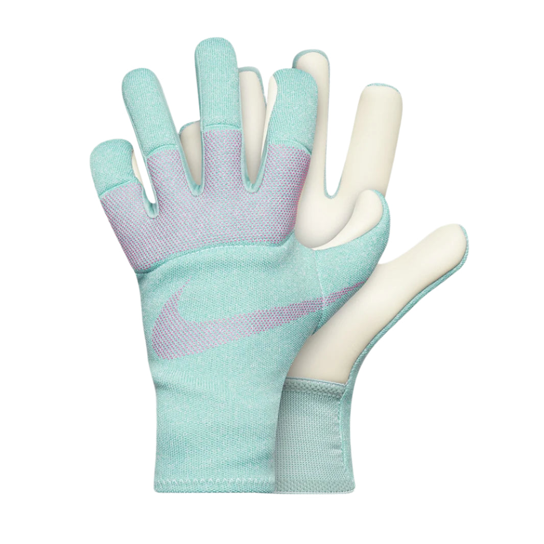 Nike GK Dynamic Fit Goalkeeper Gloves (Ocean Cube/Pink Blast/Aurora Green)