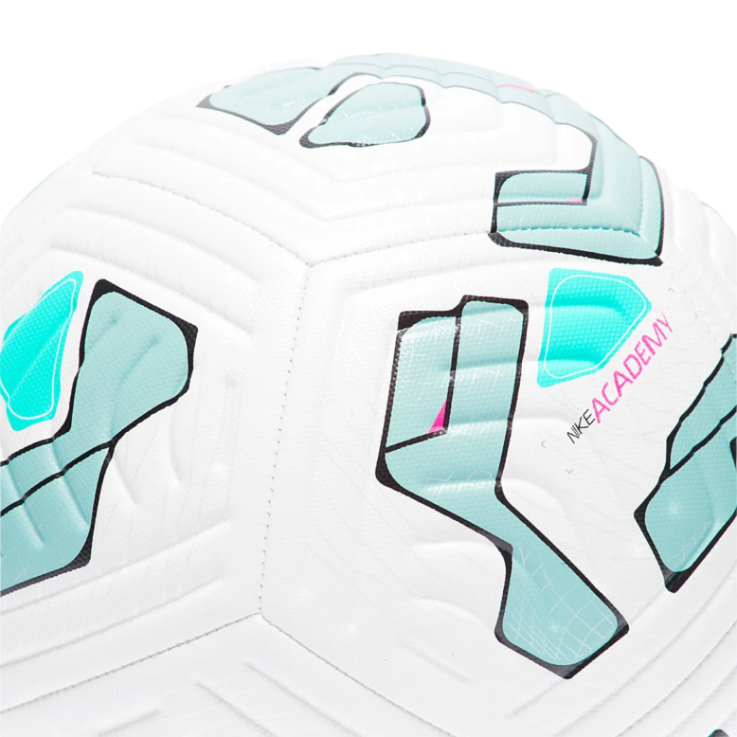 Nike Academy Soccer Ball (White/Ocean Cube/Pink Blast)