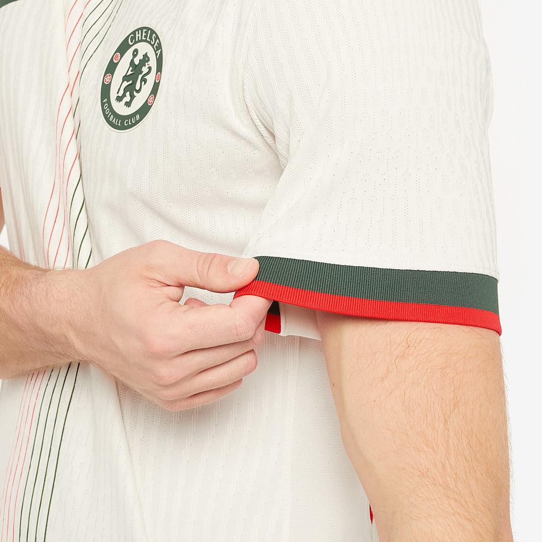 Nike Chelsea Authentic Away Jersey w/ Club World Cup Patches 25/26 (Phantom/Speed Red/Galactic Jade)