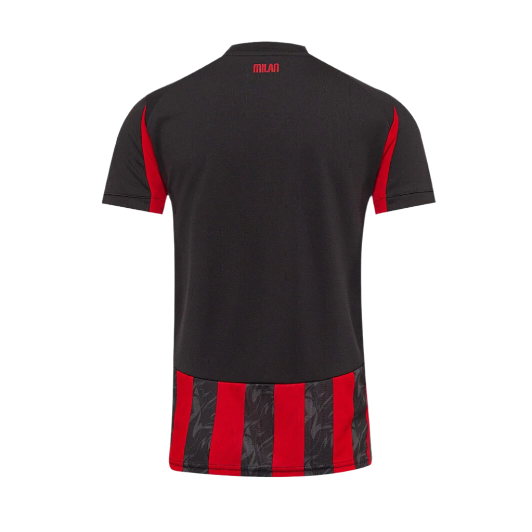 Puma Youth AC Milan Home Jersey 25/26 (Red/Black)
