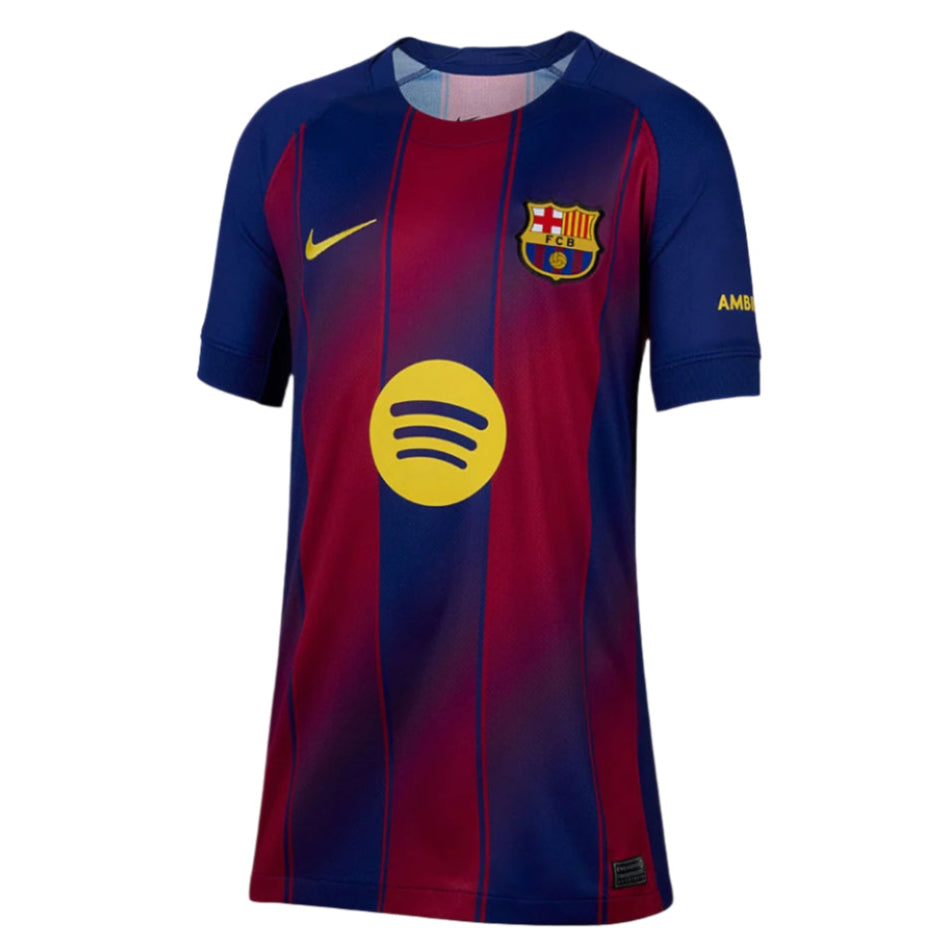 Nike Youth FC Barcelona Home Jersey 25/26 (Deep Royal Blue/Midwest Gold)