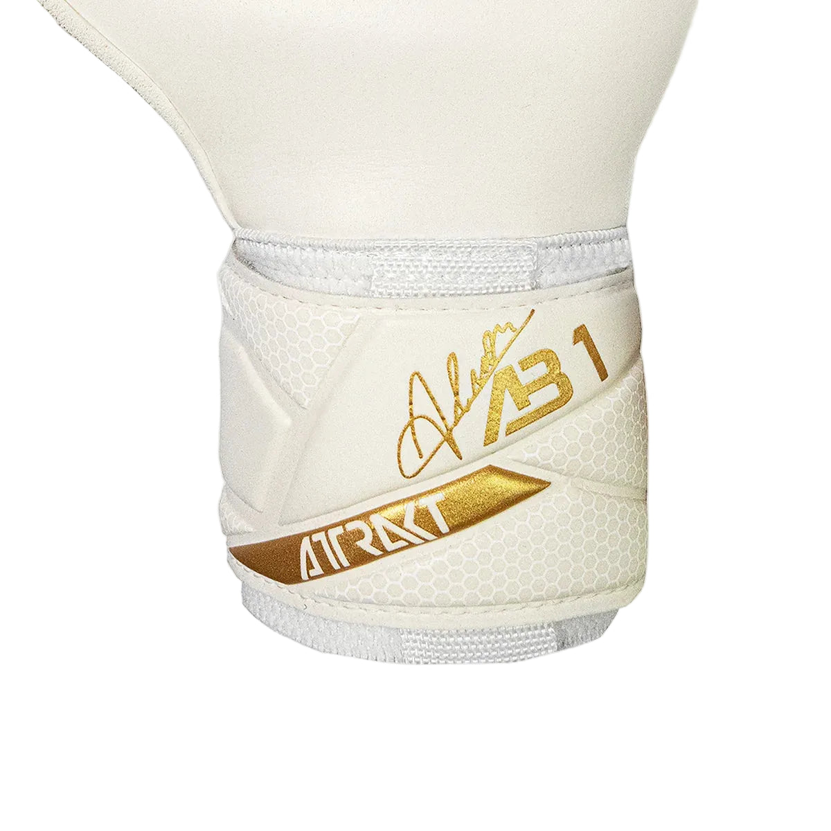Reusch Attrakt AB1 Duo Goalkeeper Gloves (White/Gold)