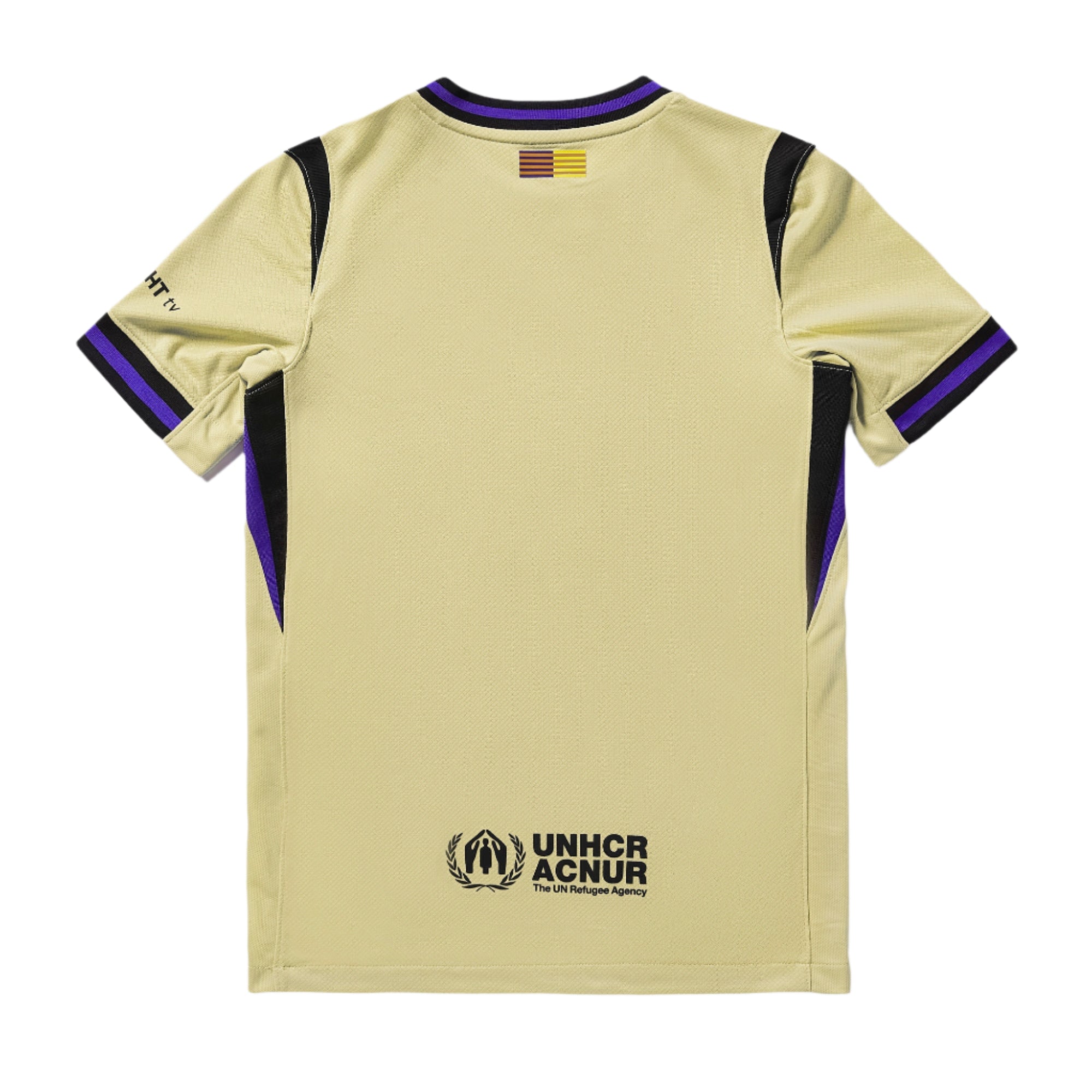 Nike Youth Lamine Yamal FC Barcelona Away Jersey 25/26 (Team Gold/Persian Violet/Black)