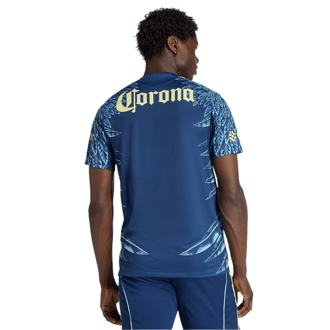 adidas A. Zendejas Men's Club América 25/26 Authentic Away Jersey (Blue)