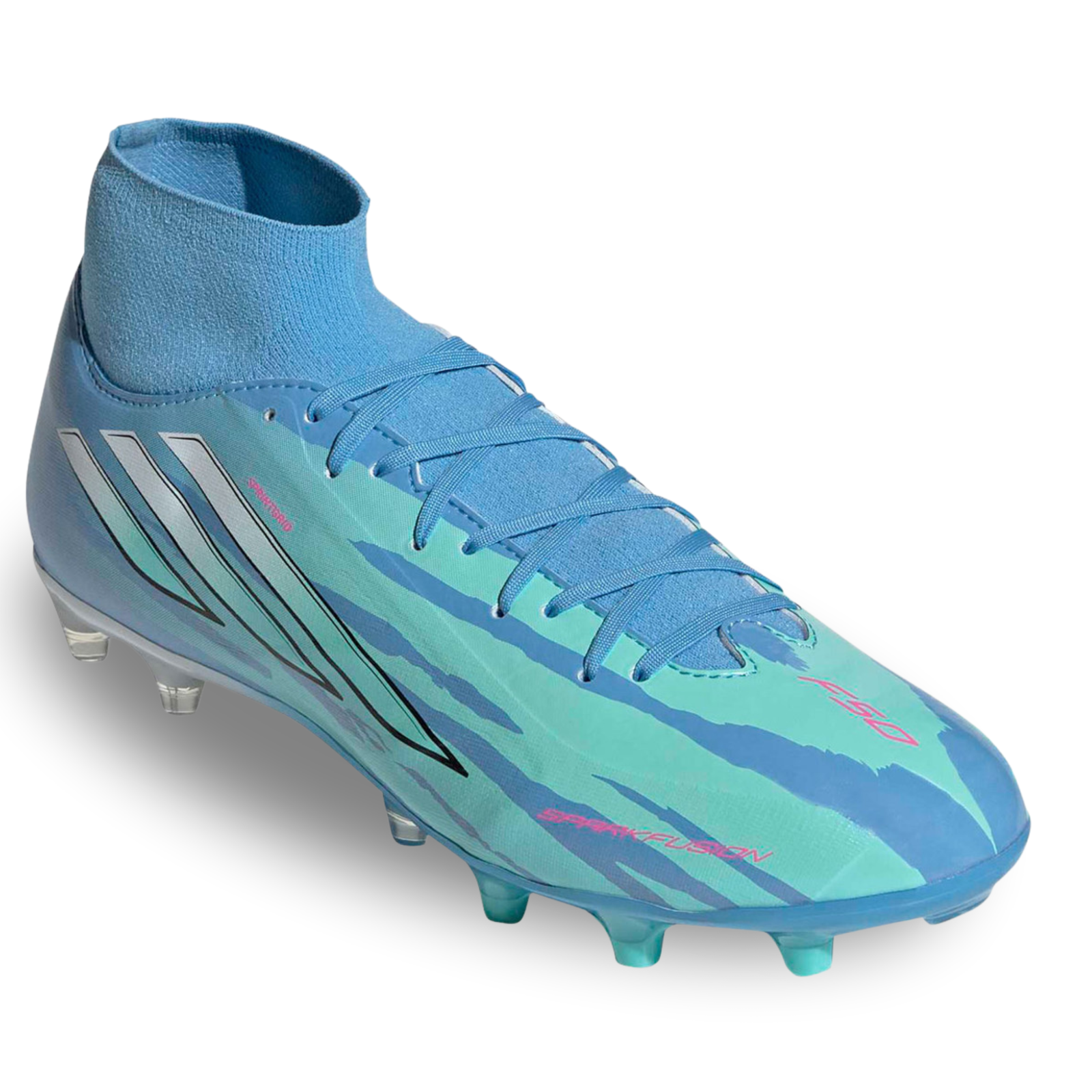 adidas F50 Sparkfusion League FG/MG Soccer Cleats (Blue)