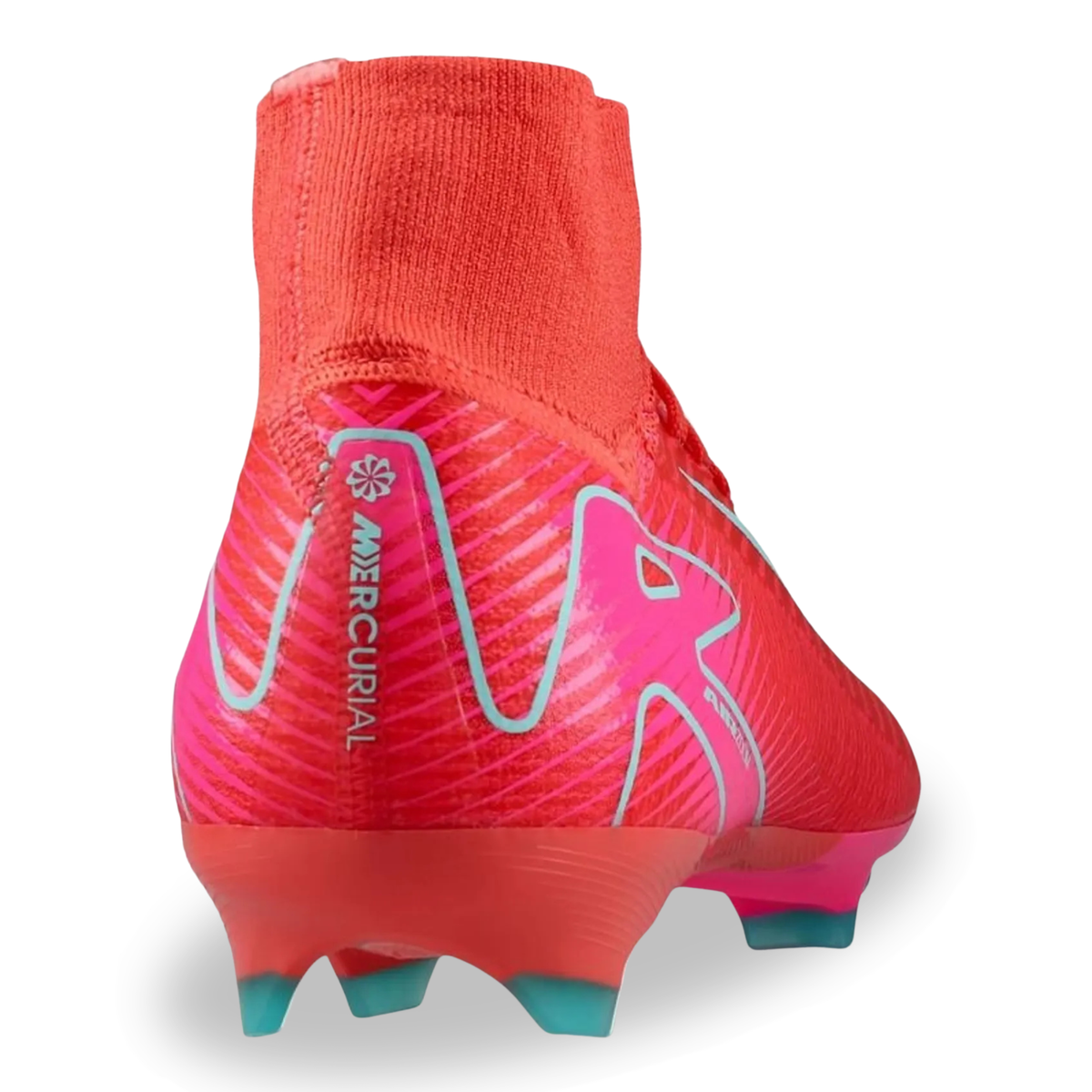 Nike Zoom Superfly 10 Pro FG Soccer Cleat (Ember Glow/Aurora Green)