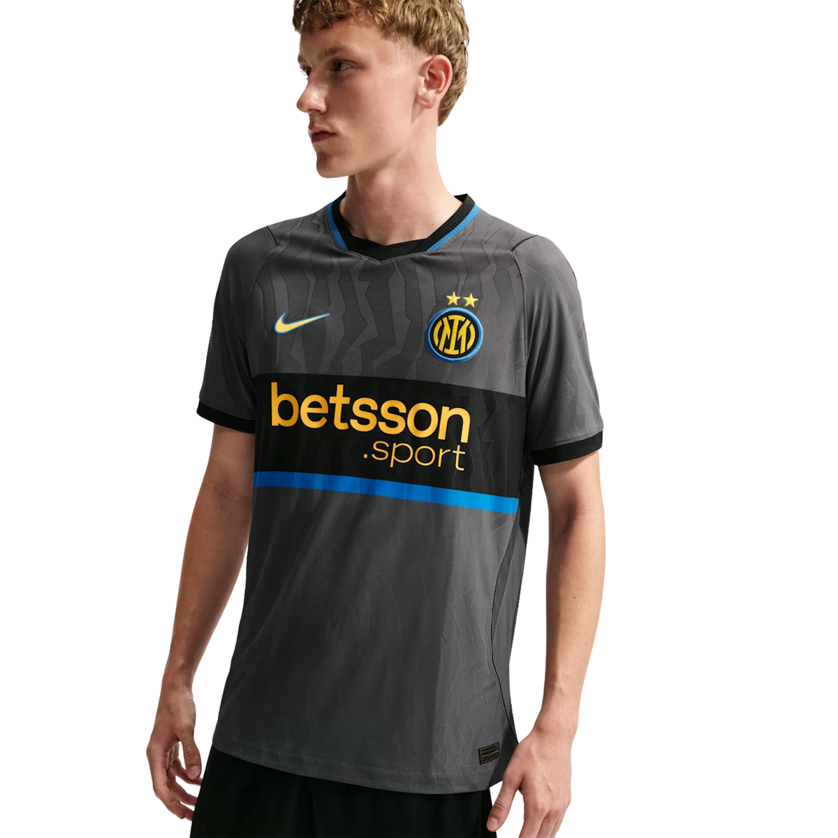 Nike Inter Milan Match Authentic Third Jersey 26/27 (Iron Grey/Black/Yellow)