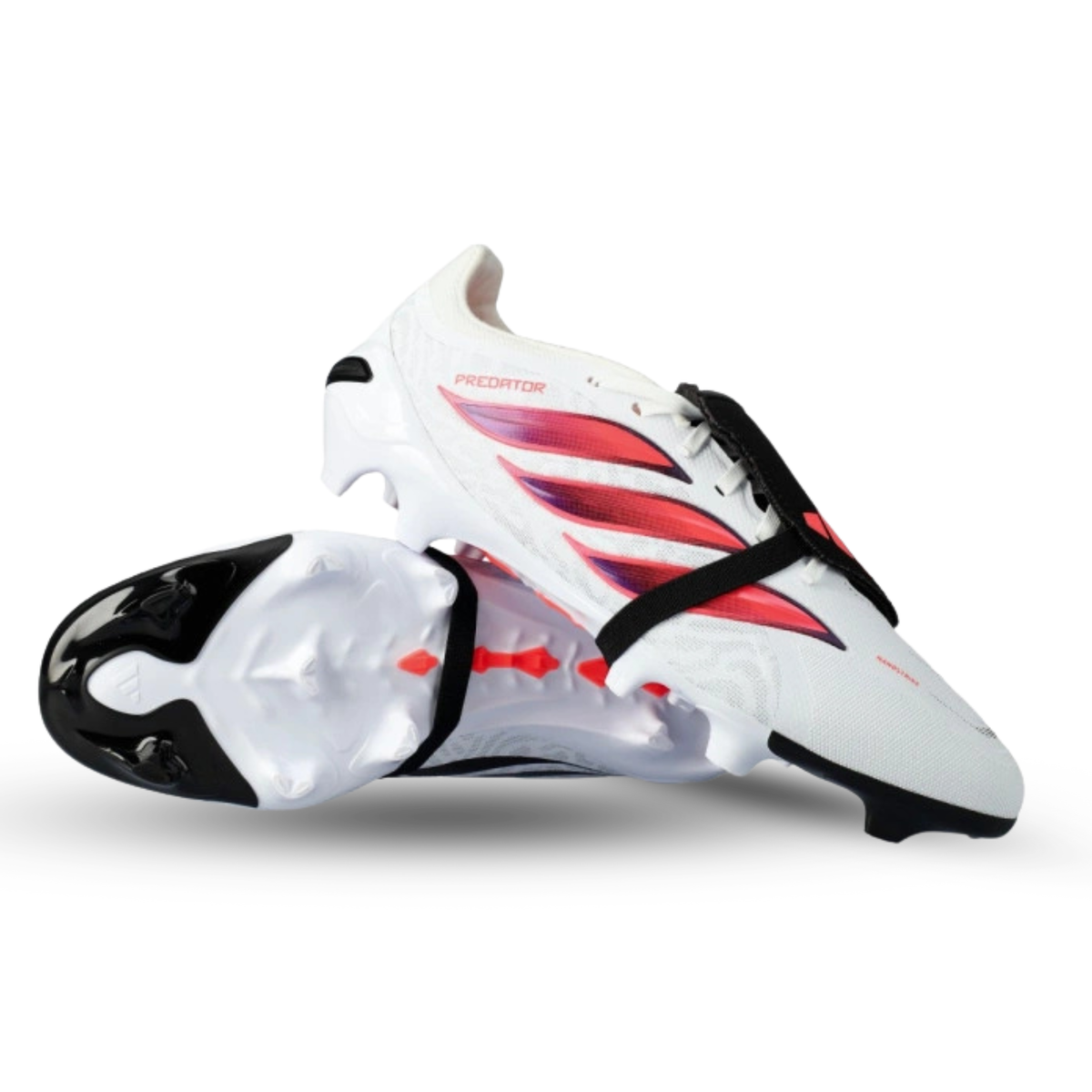 adidas Predator League FT Firm Ground Soccer Cleats (White/Black)