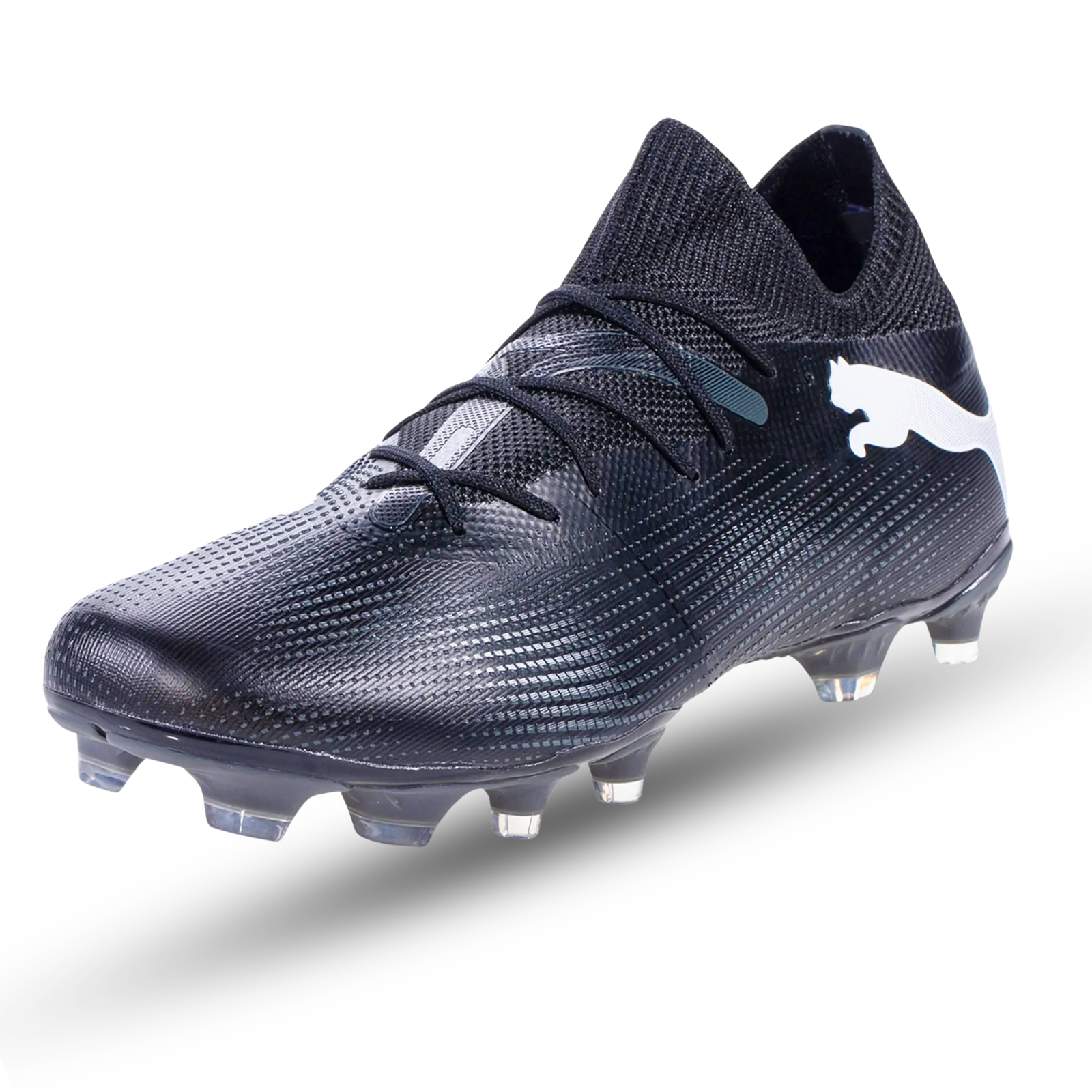 Puma Future 7 Match FG/AG Soccer Cleats (Puma Black/Puma White)
