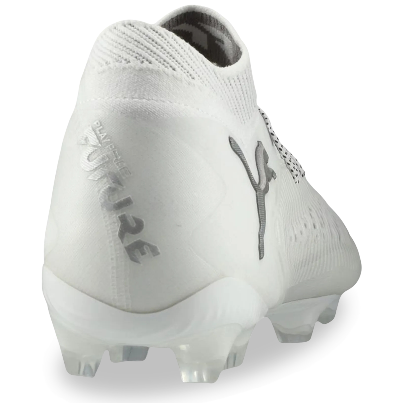 Puma Future 8 Ultimate FG Soccer Cleats (Puma White/Matte Silver)