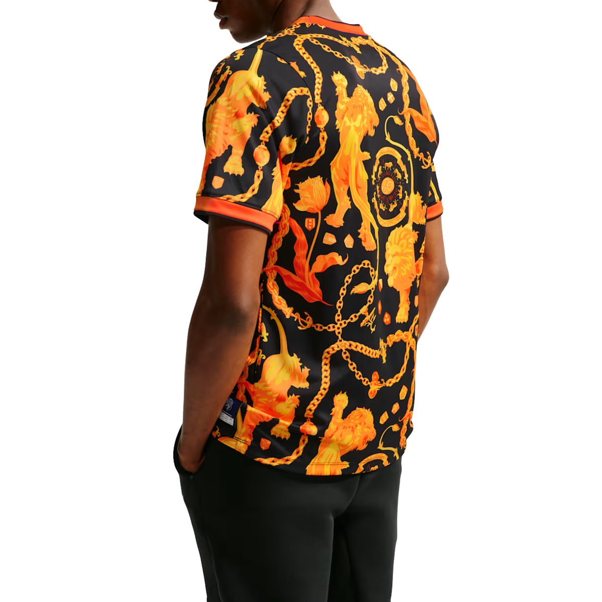Nike Netherlands x Patta Academy Pro Jersey (Orange/Black)