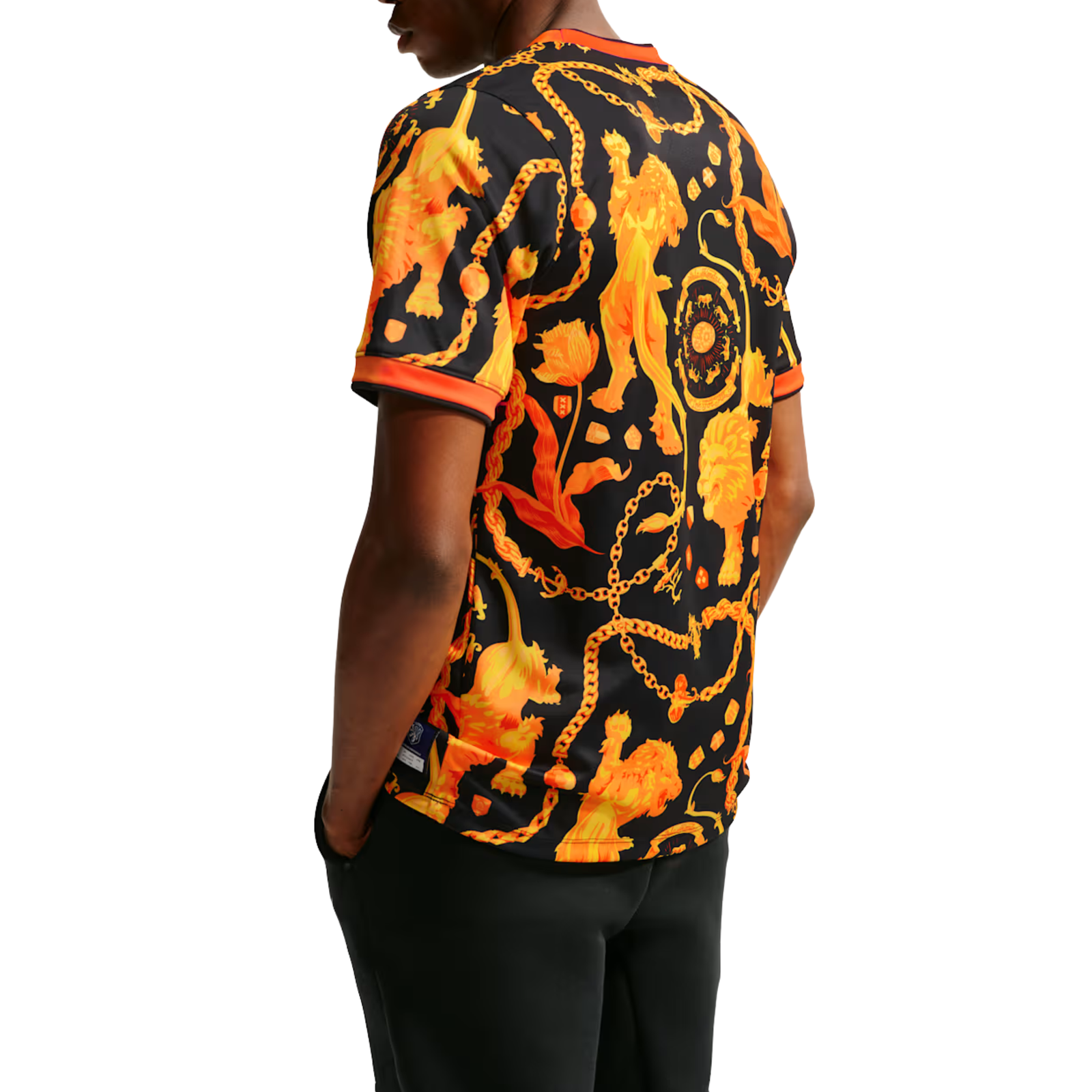 Nike Netherlands x Patta Academy Pro Jersey (Orange/Black)