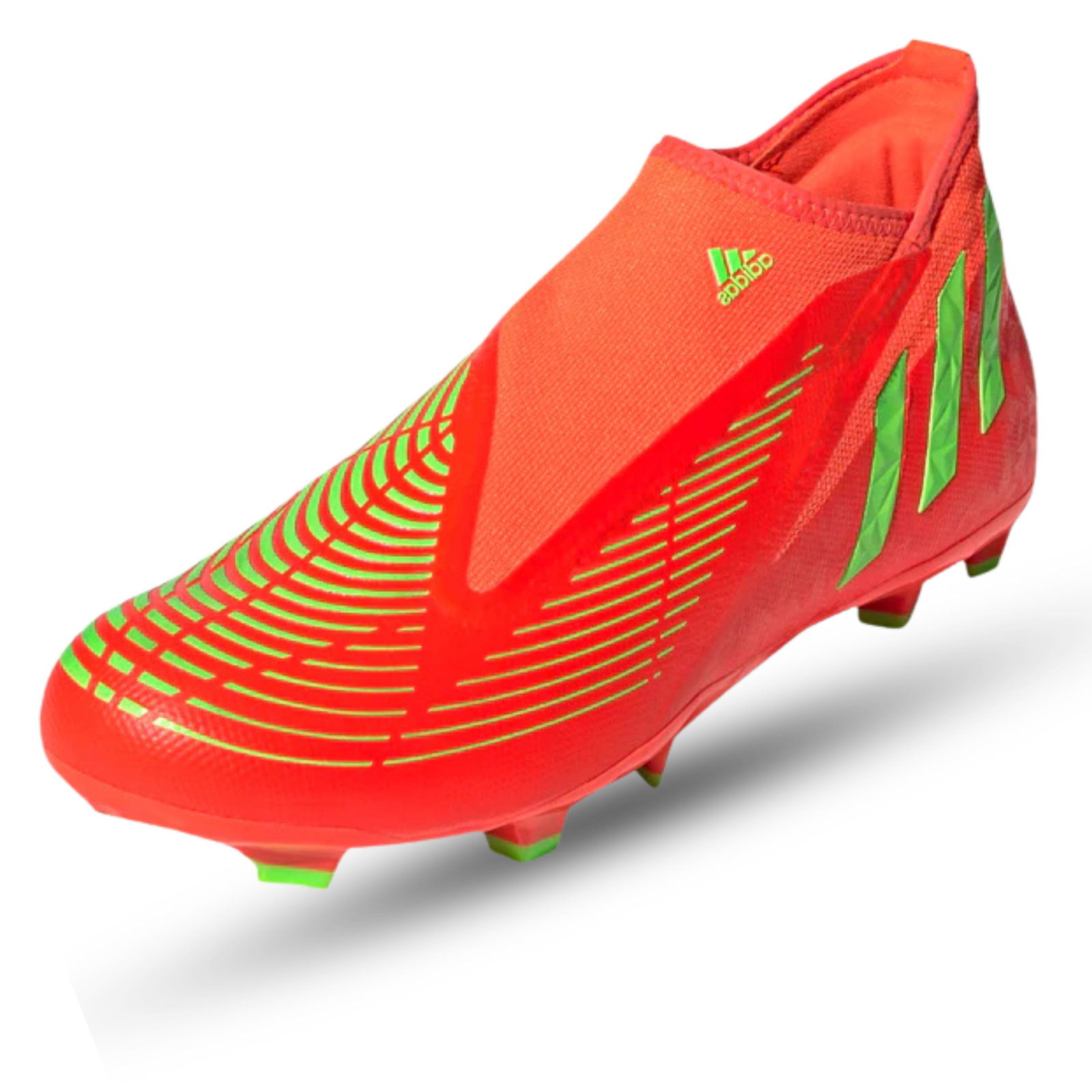 adidas Predator Edge.3 LL Firm Ground Soccer Cleats (Solar Red/Team Solar Yellow)