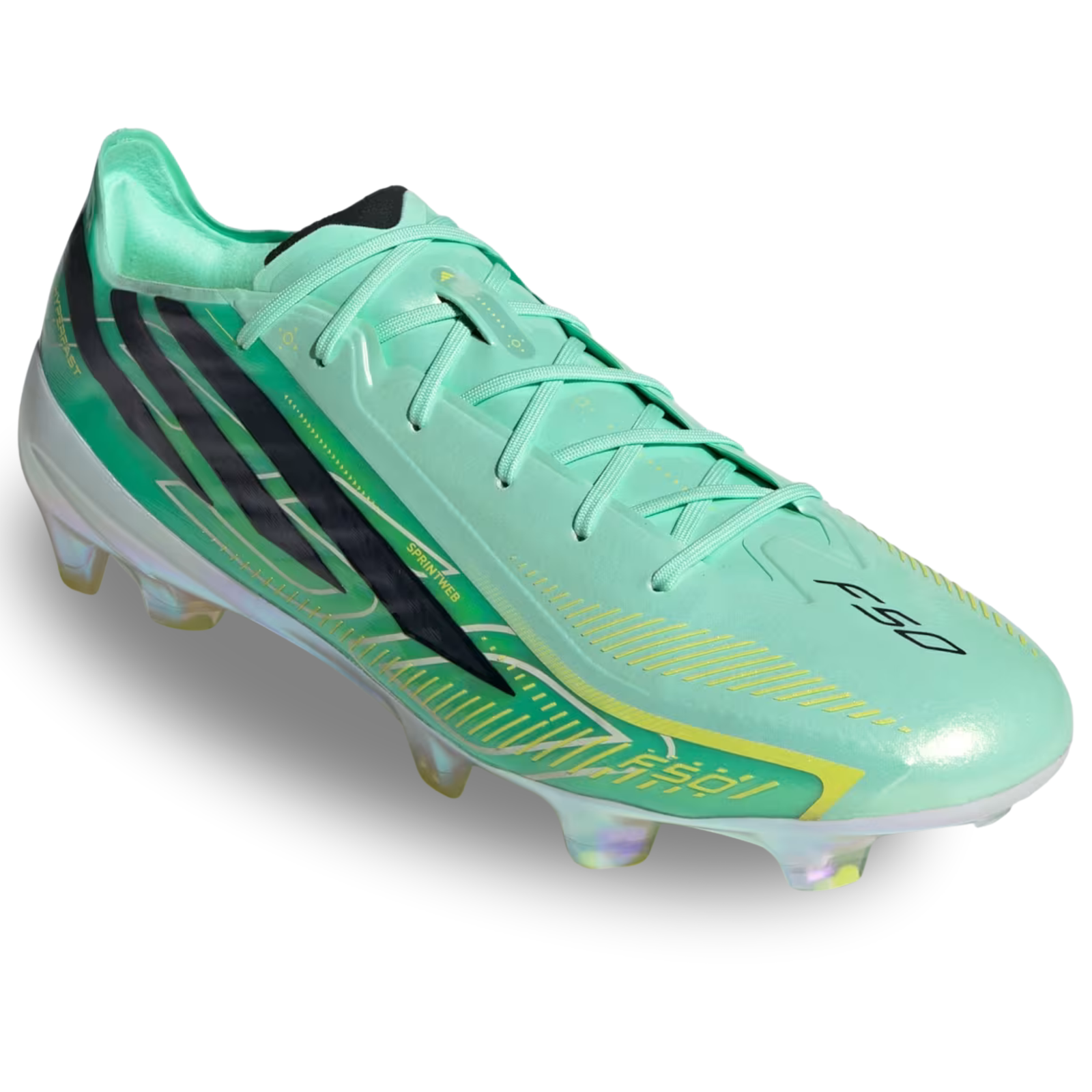 Adidas F50 Hyperfast Elite FG Soccer Cleats (Pulse Mint/Core Black)