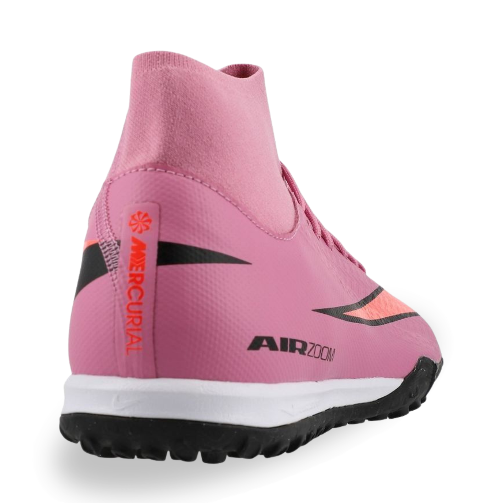 Nike Zoom Superfly 10 Academy Turf Soccer Shoes (Magic Flamingo/Black-Total Crimson)