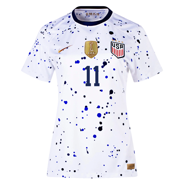 Nike United States Christian Pulisic Home Jersey 22/23 w/ World Cup 2022  Patches (White/Loyal Blue)