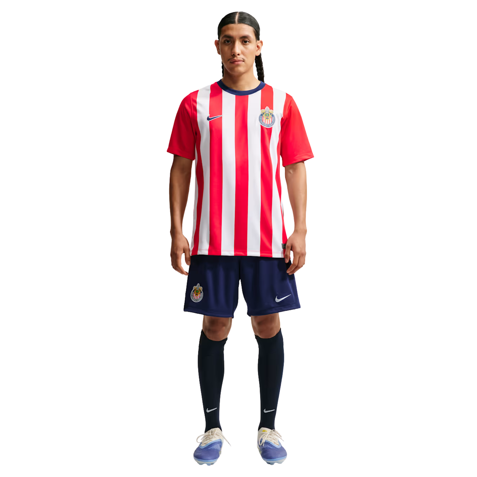 Nike Mens Chivas Home Crew Jersey 26/27 (Red/White)