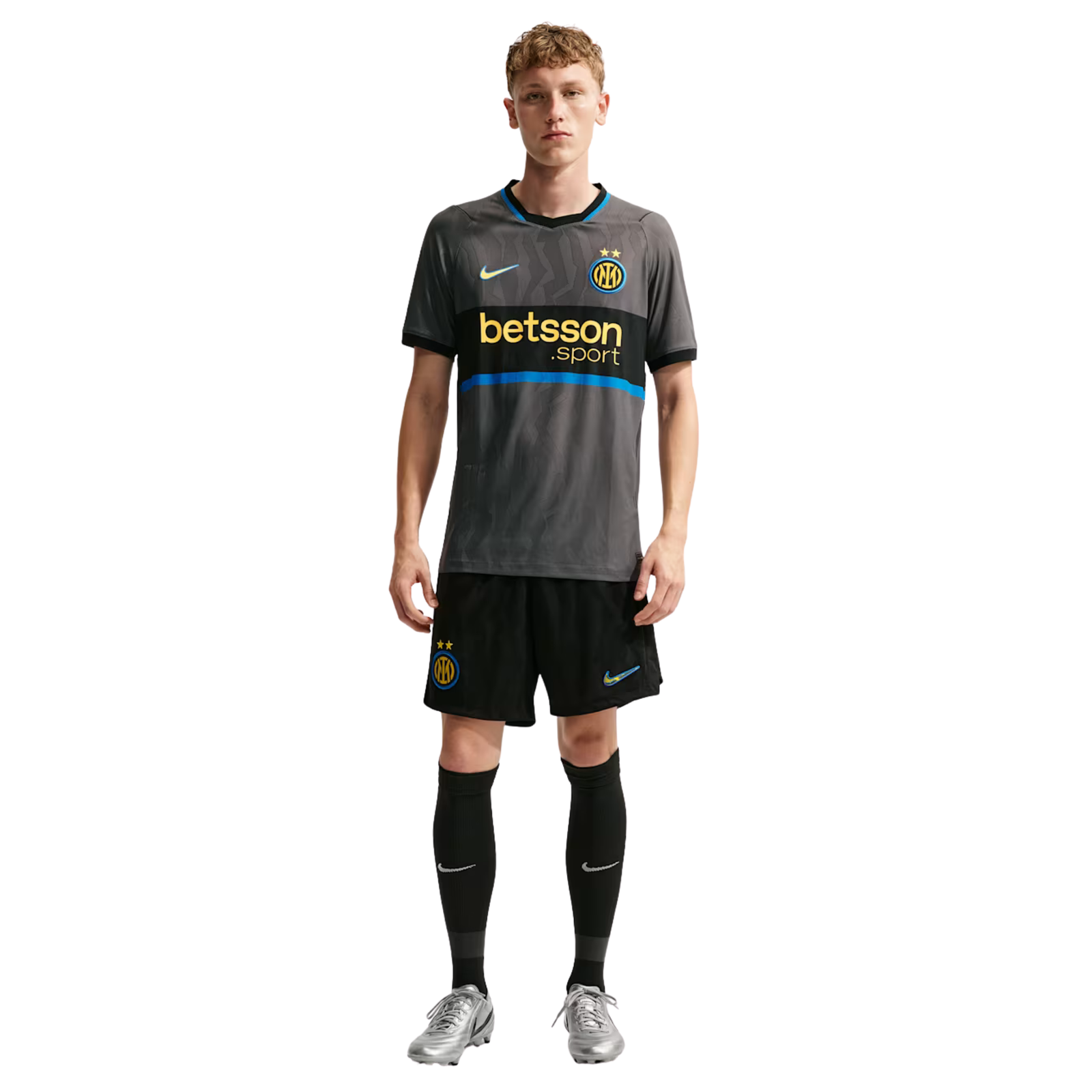 Nike Inter Milan Match Authentic Third Jersey 26/27 (Iron Grey/Black/Yellow)