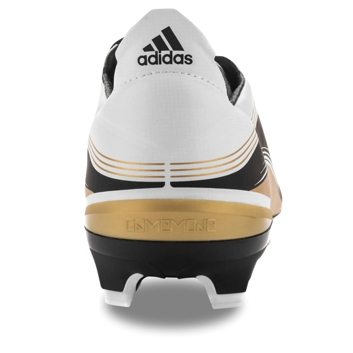 Botines de fútbol adidas Gamemode FG (Blanco Nube/Oro Metálico)