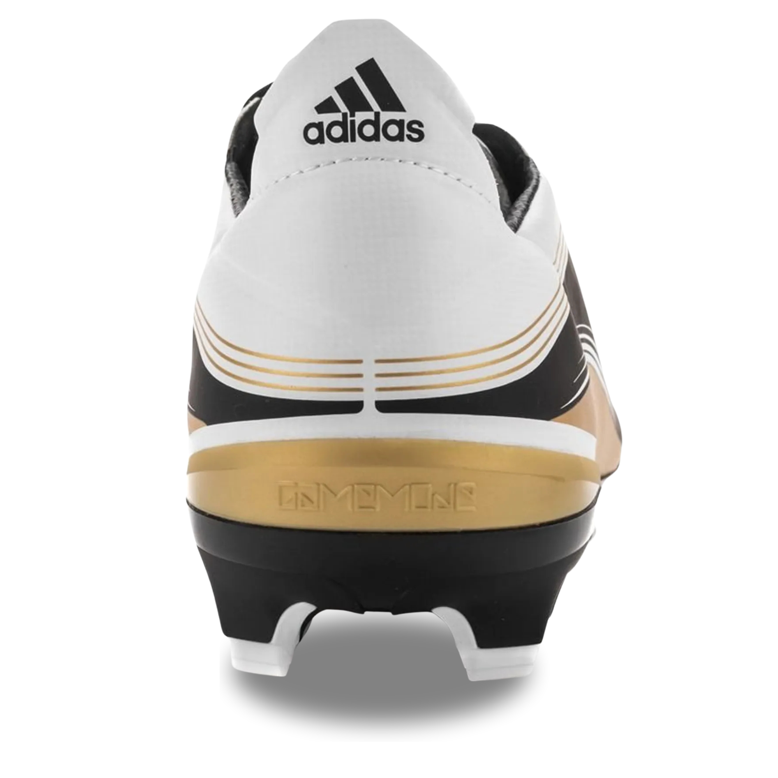 Botines de fútbol adidas Gamemode FG (Blanco Nube/Oro Metálico)