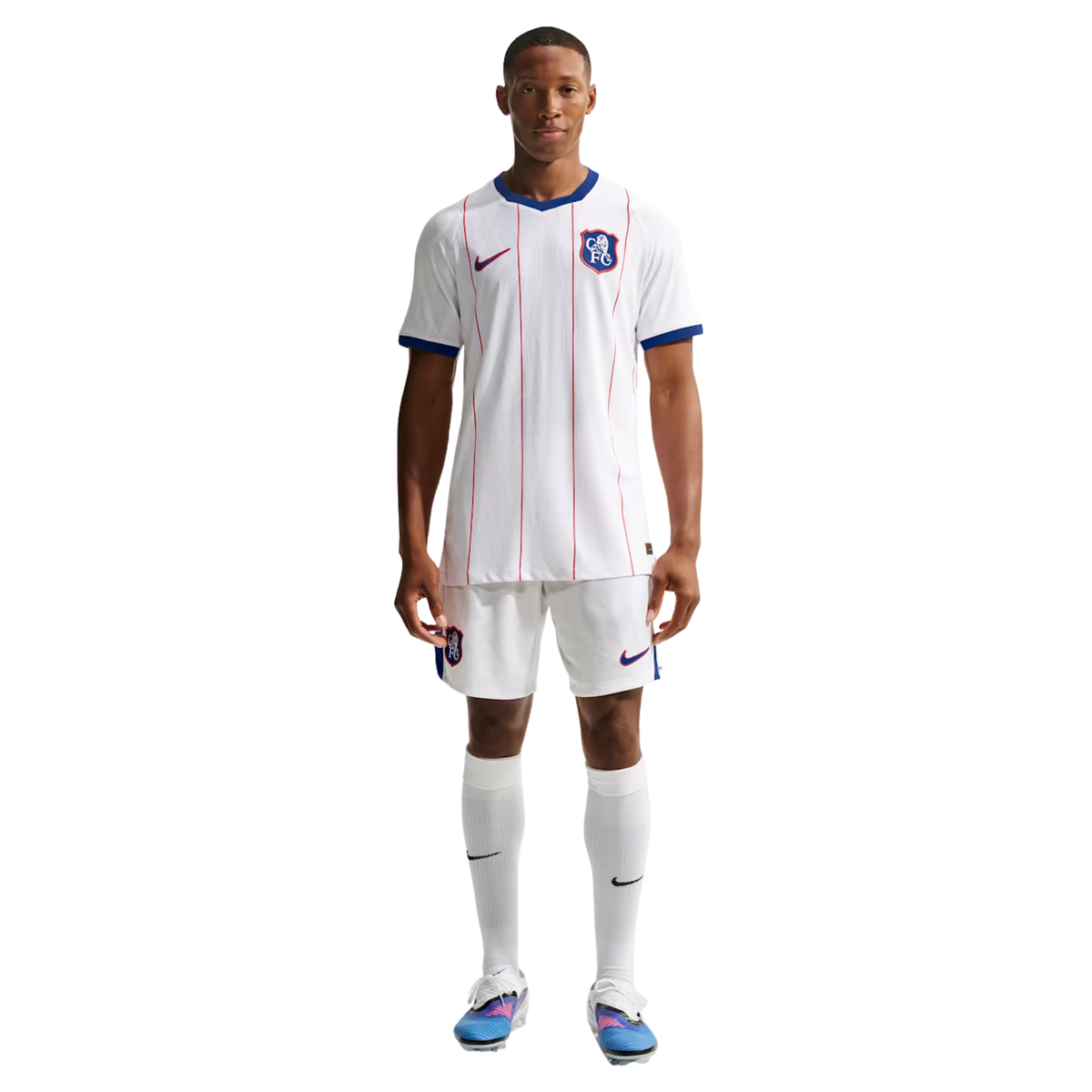 Nike Mens Chelsea Match Authentic Third Jersey 26/27 (White/Rush Blue/Red)