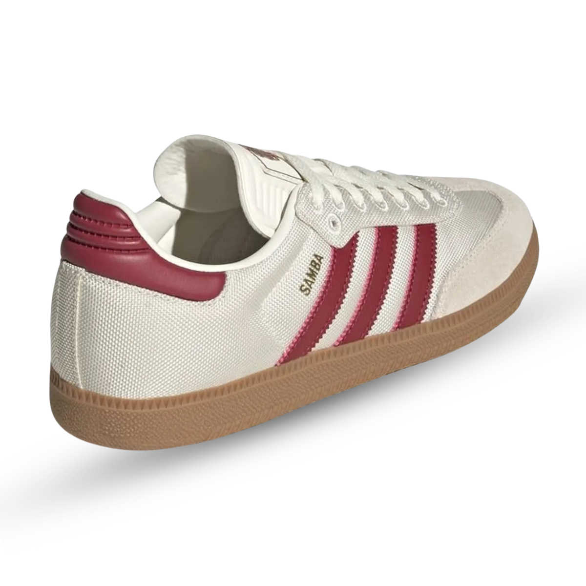 adidas Samba Bayern Munich Indoor Shoes (Off White/Maroon/Gold Metallic)