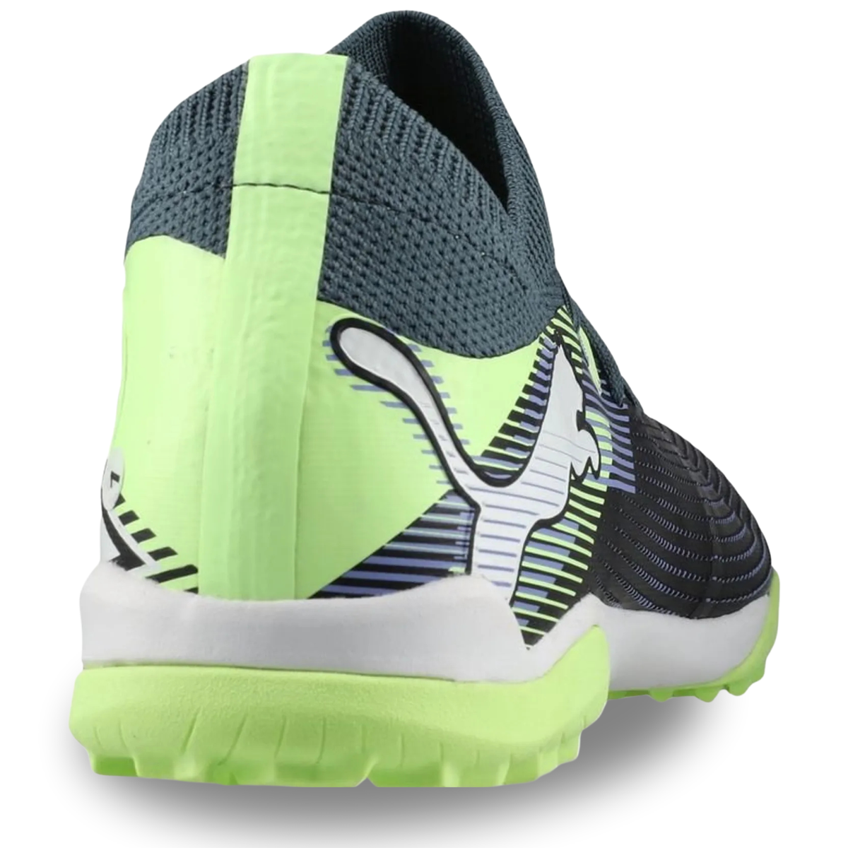 Puma Future 7 Match Turf Soccer Shoes (Gray Skies/Fizzy Apple)