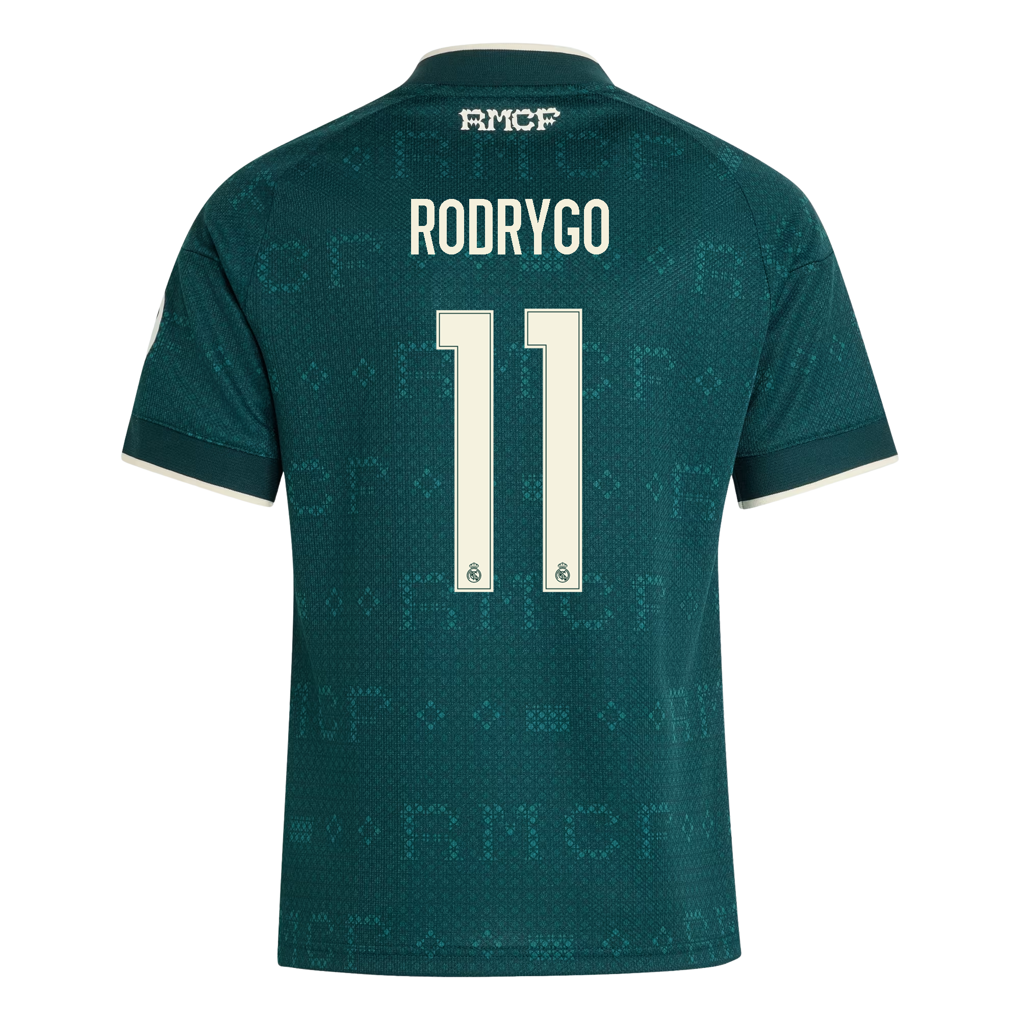 adidas Youth Real Madrid Rodrygo Silva de Goes Away Jersey 26/27 (Green)