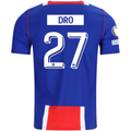 Nike Mens Paris Saint-Germain Dro Fernández Home Jersey w/ Champions League Patches 26/27 (Blue/White/Red)