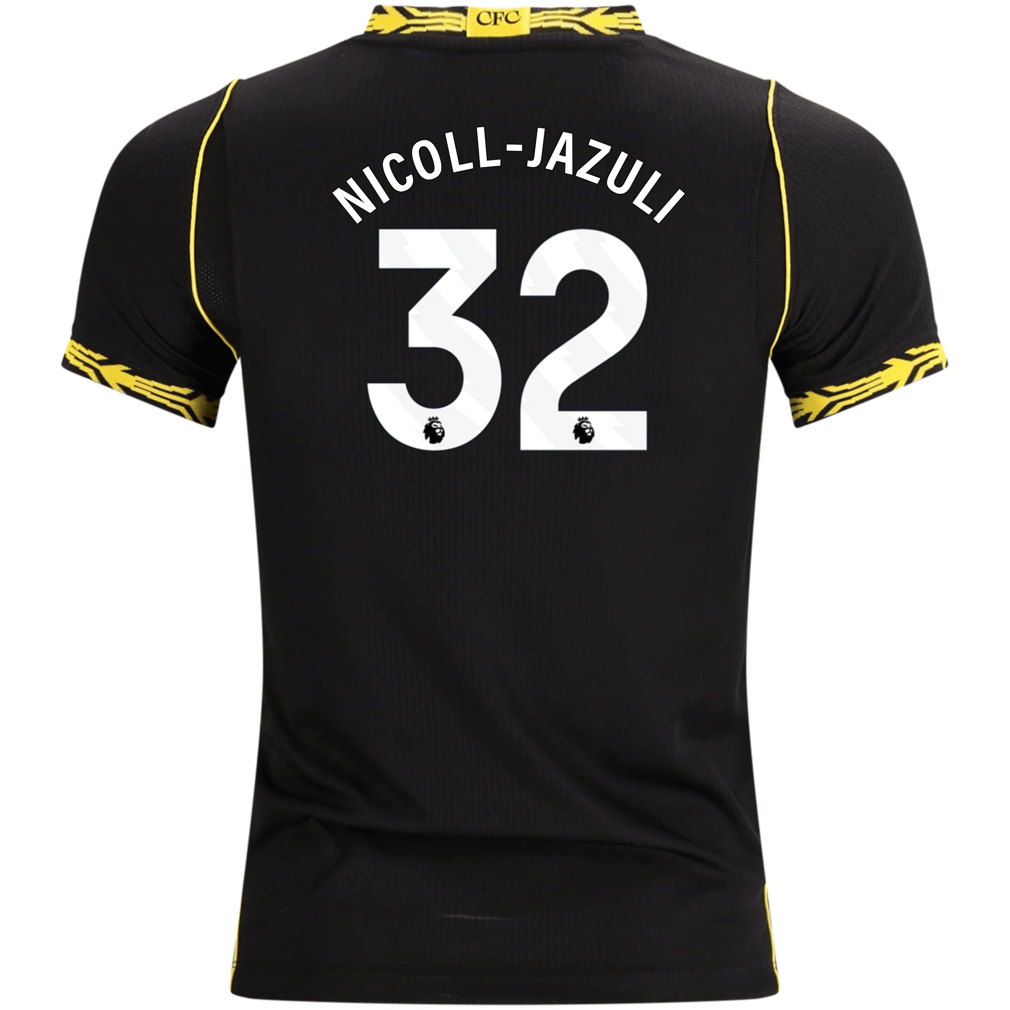 Nike Youth Chelsea Mahdi Nicoll-Jazuli Jersey 26/27 (Black/Gold)