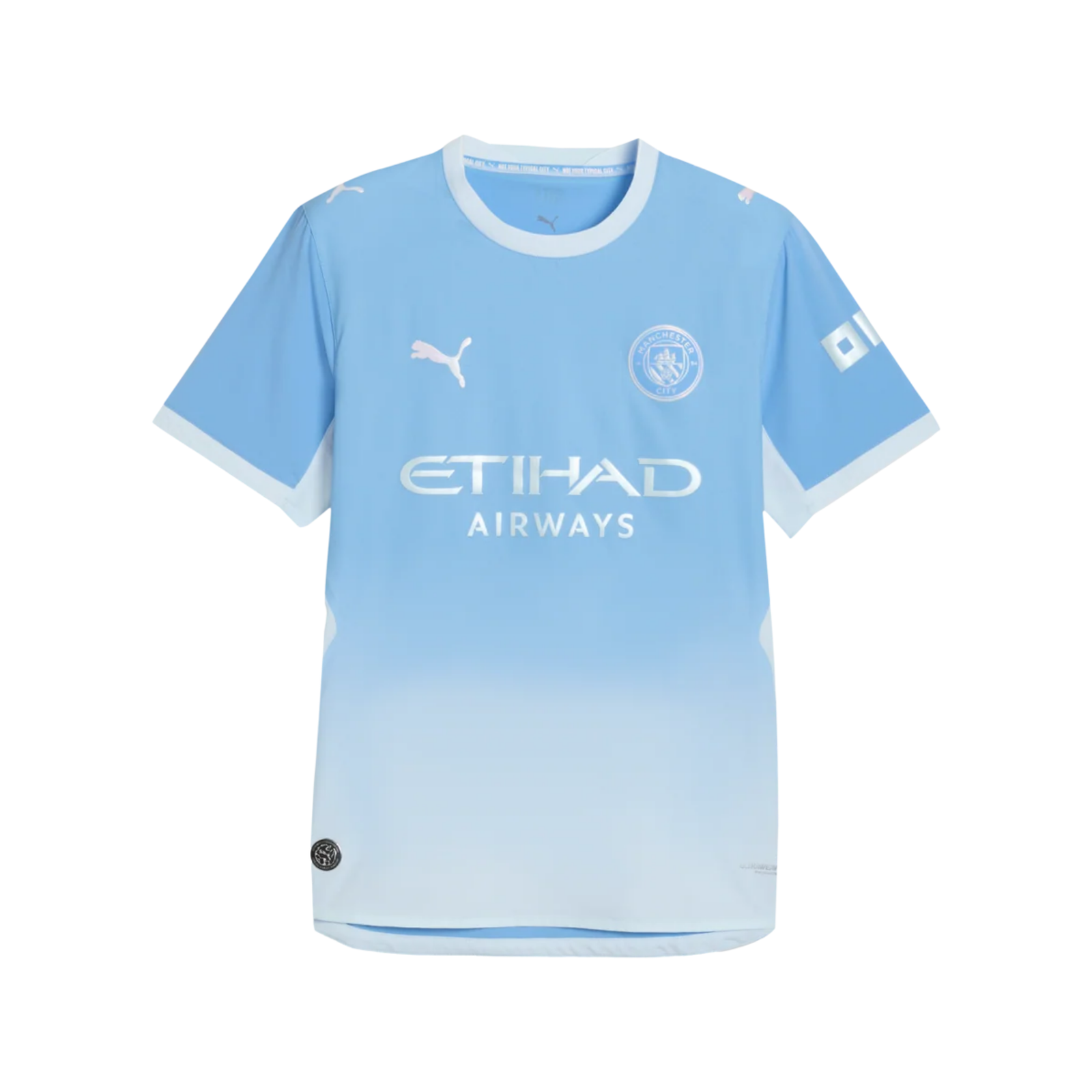 Puma Mens Manchester City Authentic Home Jersey 26/27  (Team Light Blue/Icey Blue)