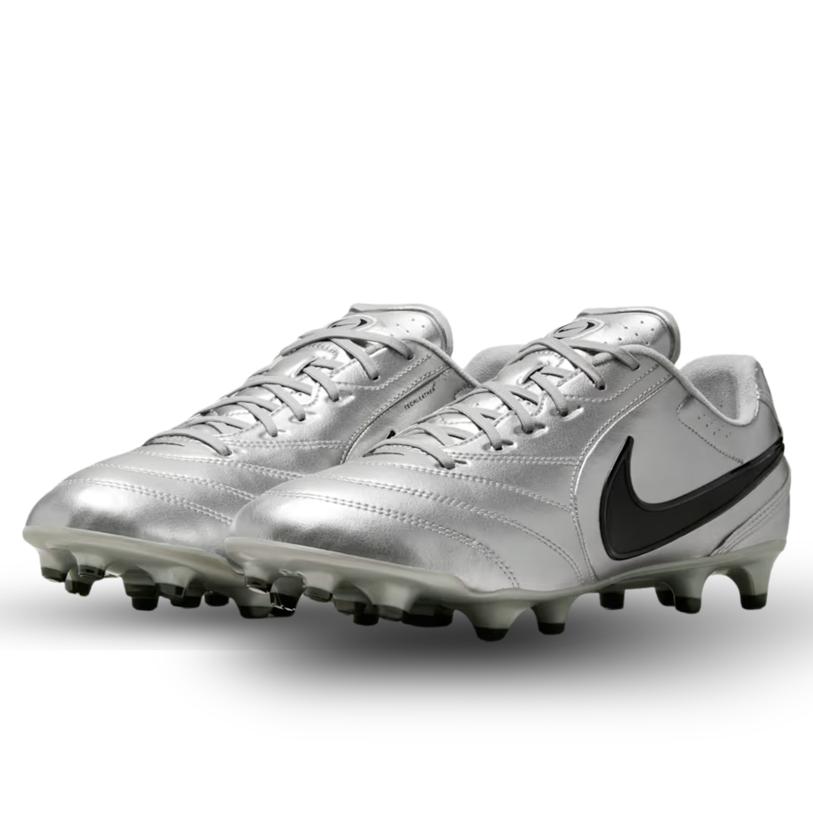 Nike Tiempo Ligera Pro FG Football Boots (Metallic Silver/Black)
