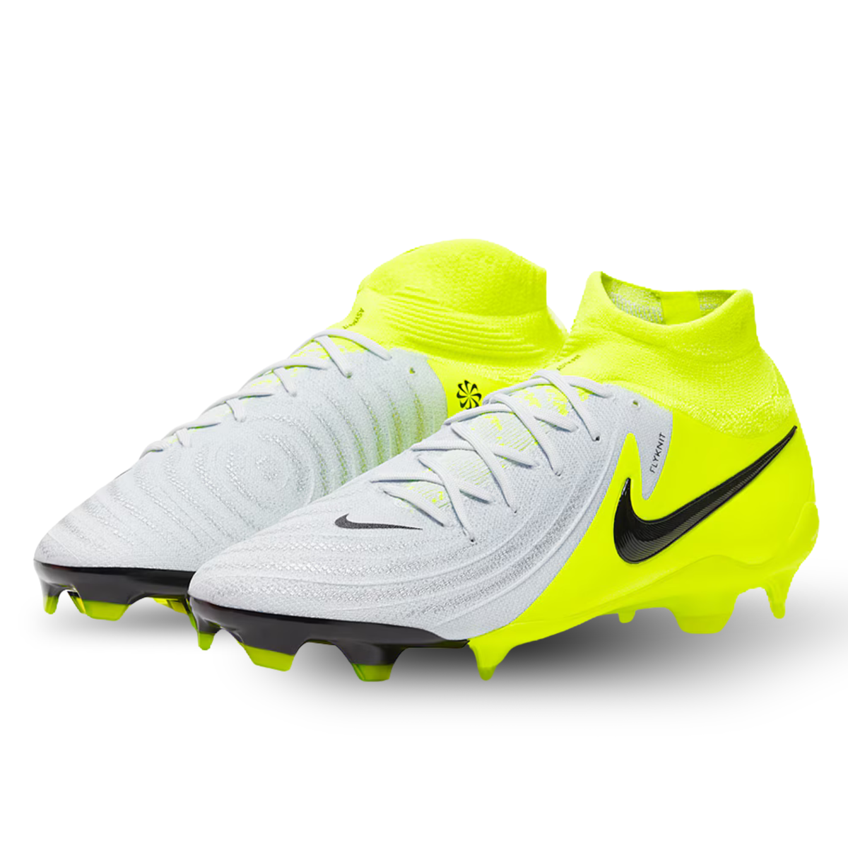 Nike Phantom Luna II Pro FG Soccer Cleats (Metallic Silver/Black-Volt)