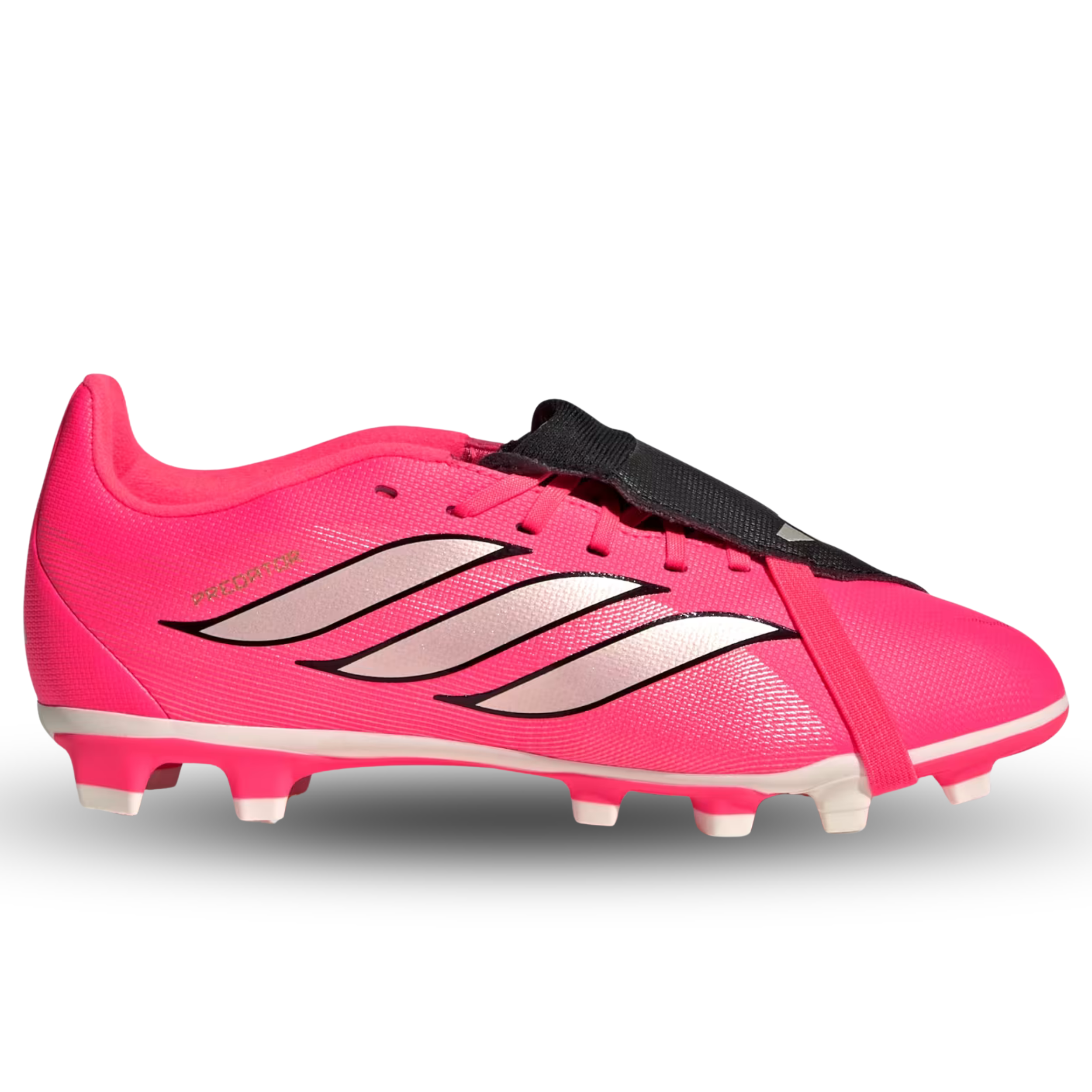 adidas Youth Predator Club FT FG/MG Soccer Cleats (Pink/Black)