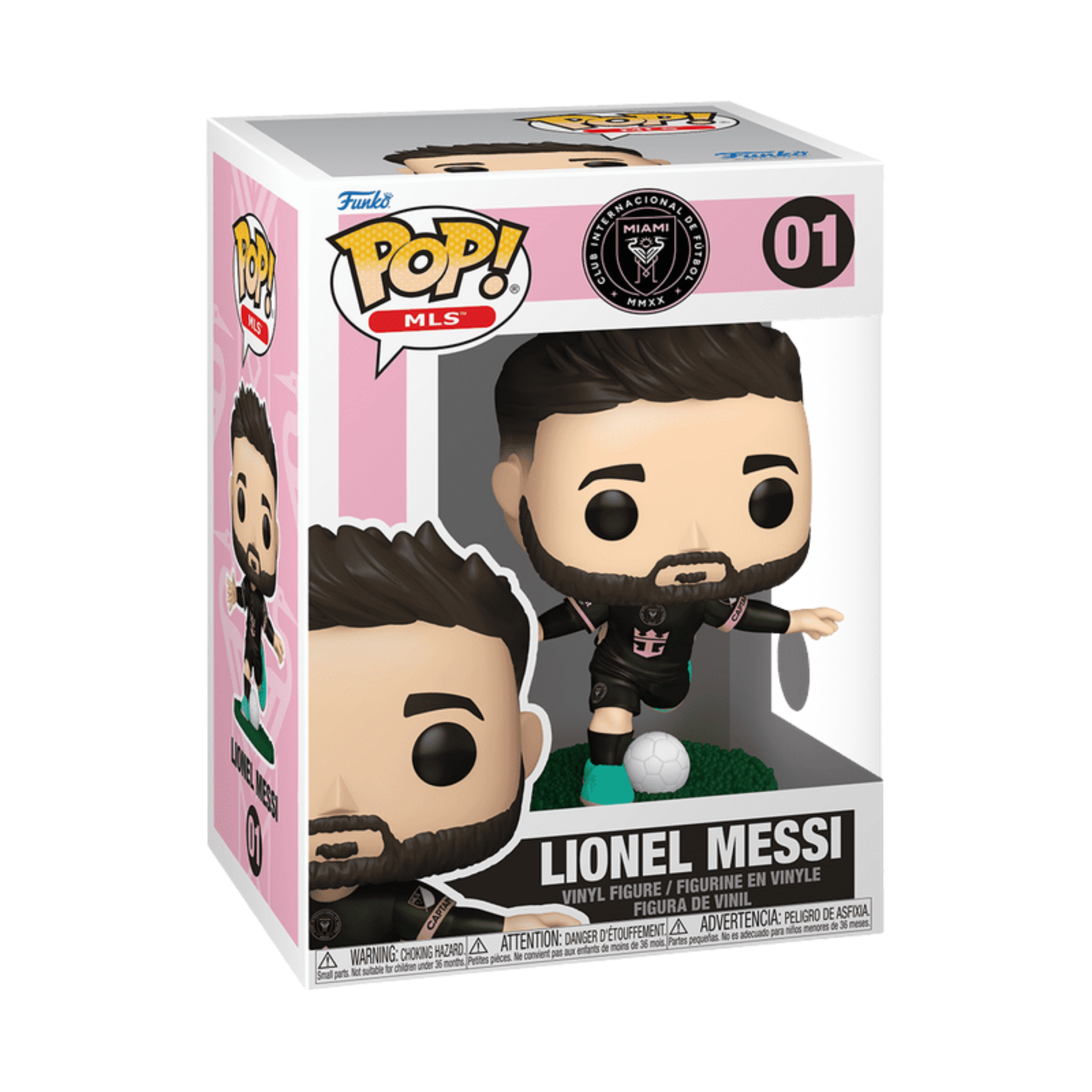 Funko Pop! Inter Miami Messi Home Jersey Vinyl Figure #01