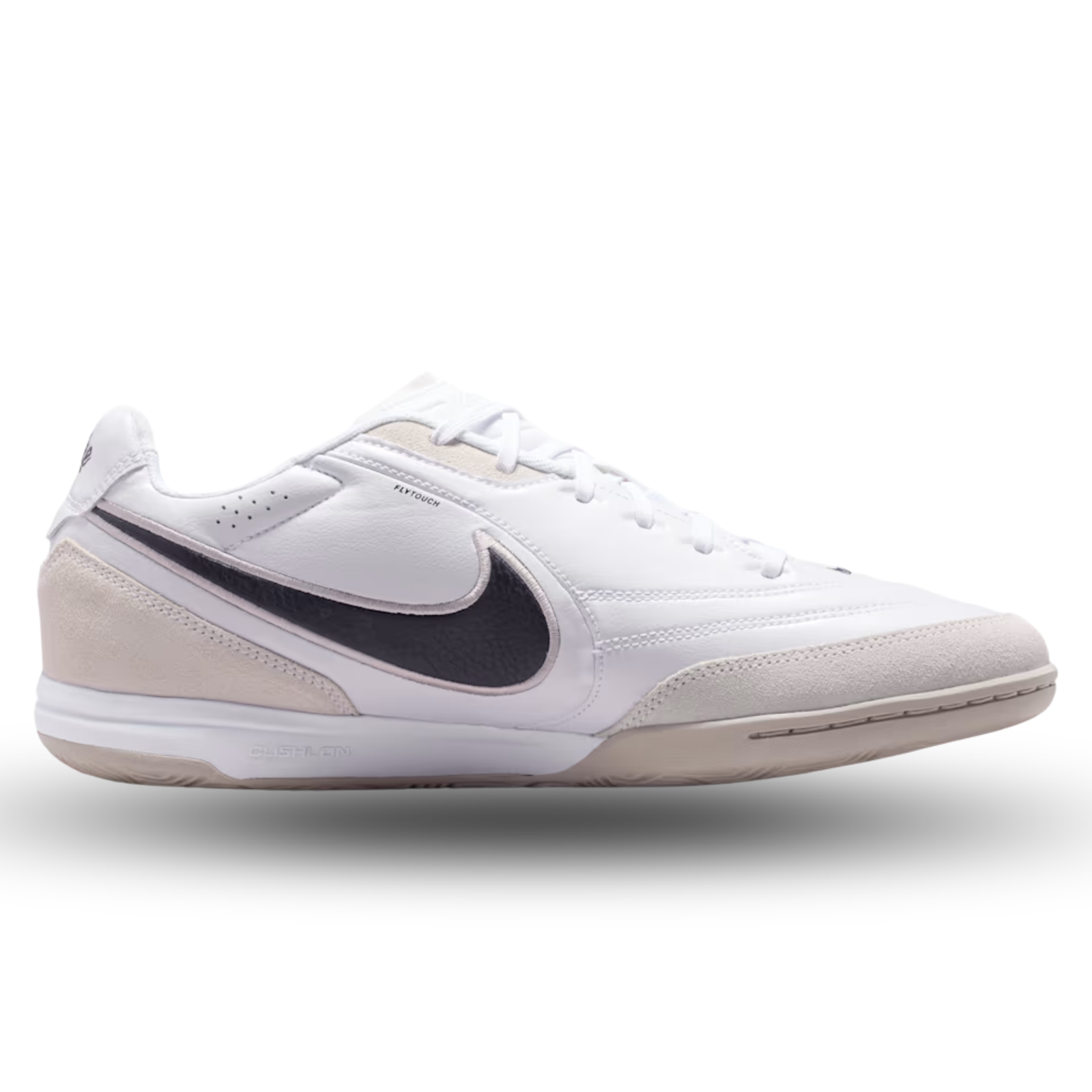 Nike Tiempo Streetgato Indoor Soccer Shoes (White/Gridiron/Moon)